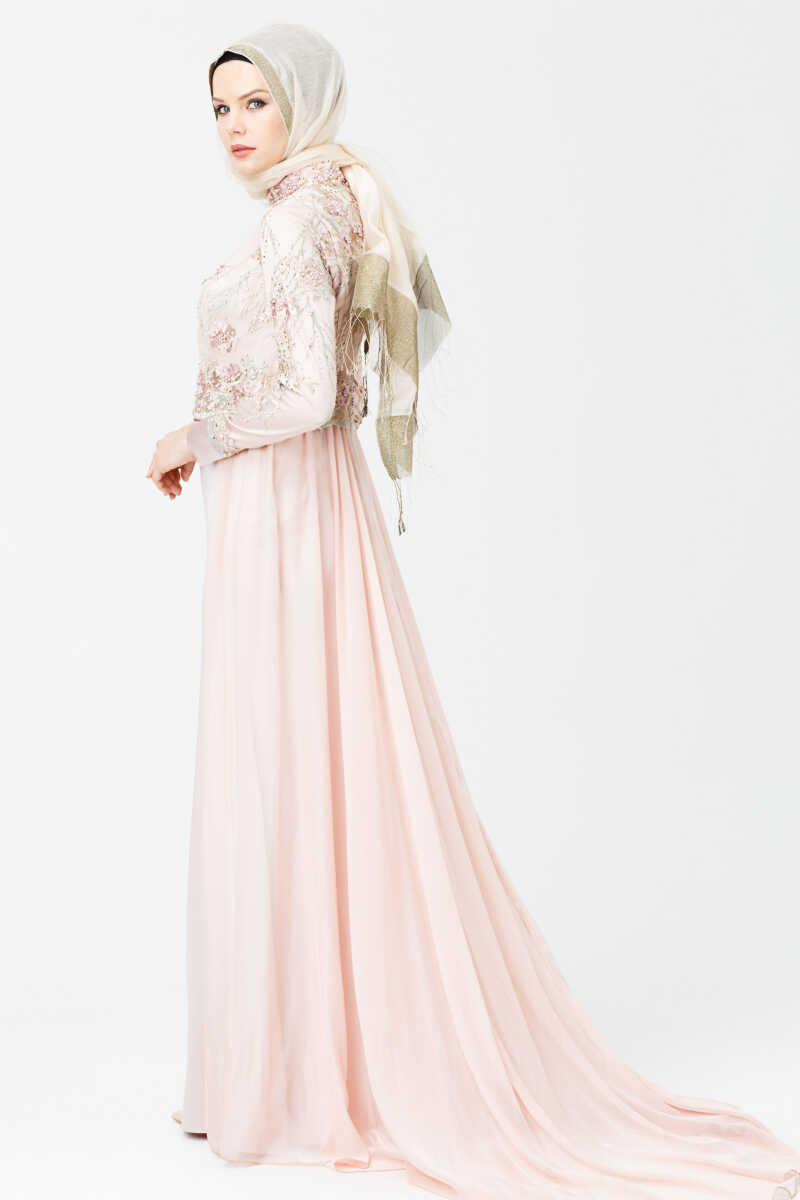 1809 İŞLEMELİ ABİYE, Tesettür Giyim