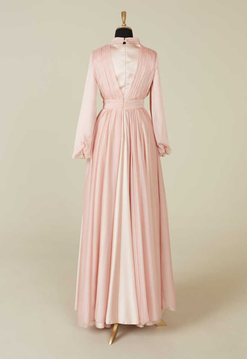 1233 DRAPE DETAYLI ABİYE