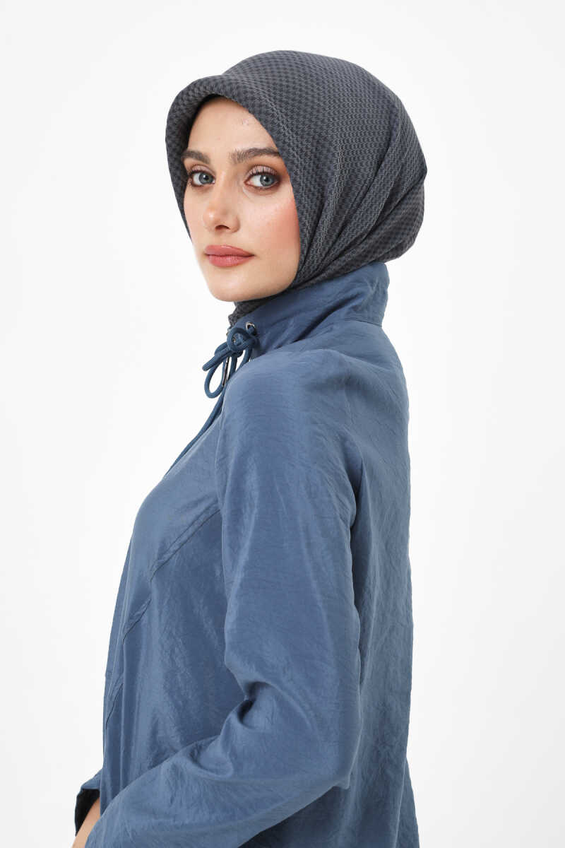 Mini Kazayağı Desenli Eşarp