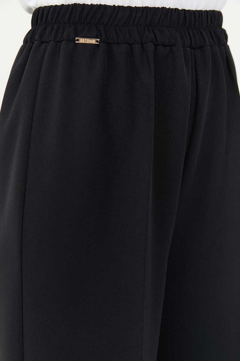 2426051 Beli Lastikli Duble Geniş Paça Pantolon