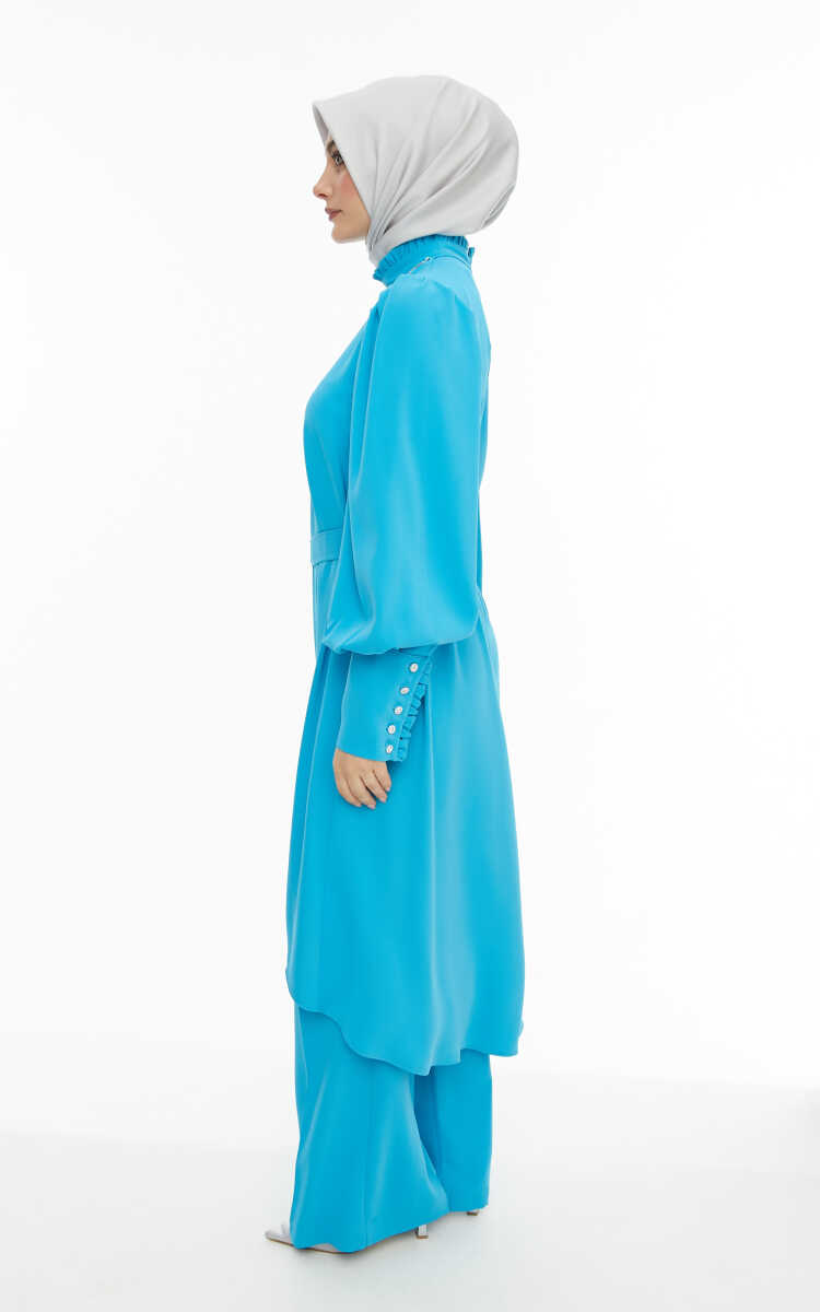 2427125 Kolye Detaylı Davet Takım, Tesettür Giyim