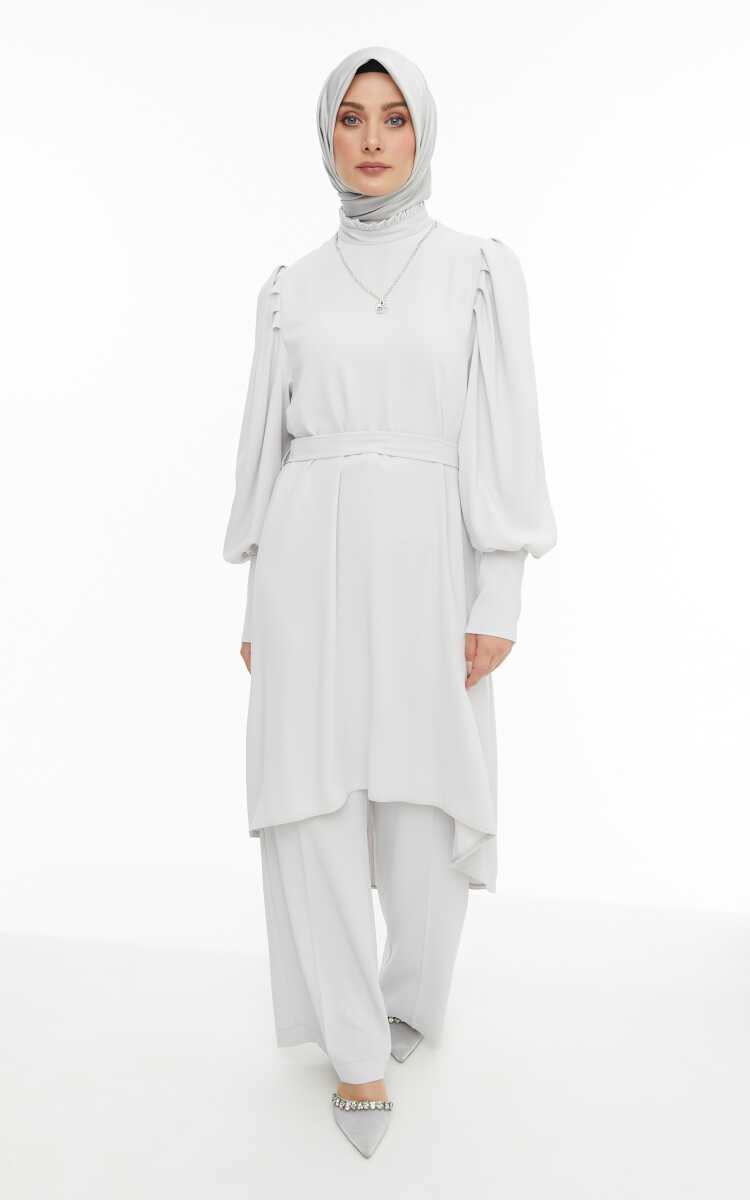 2427125 Kolye Detaylı Davet Takım, Tesettür Giyim