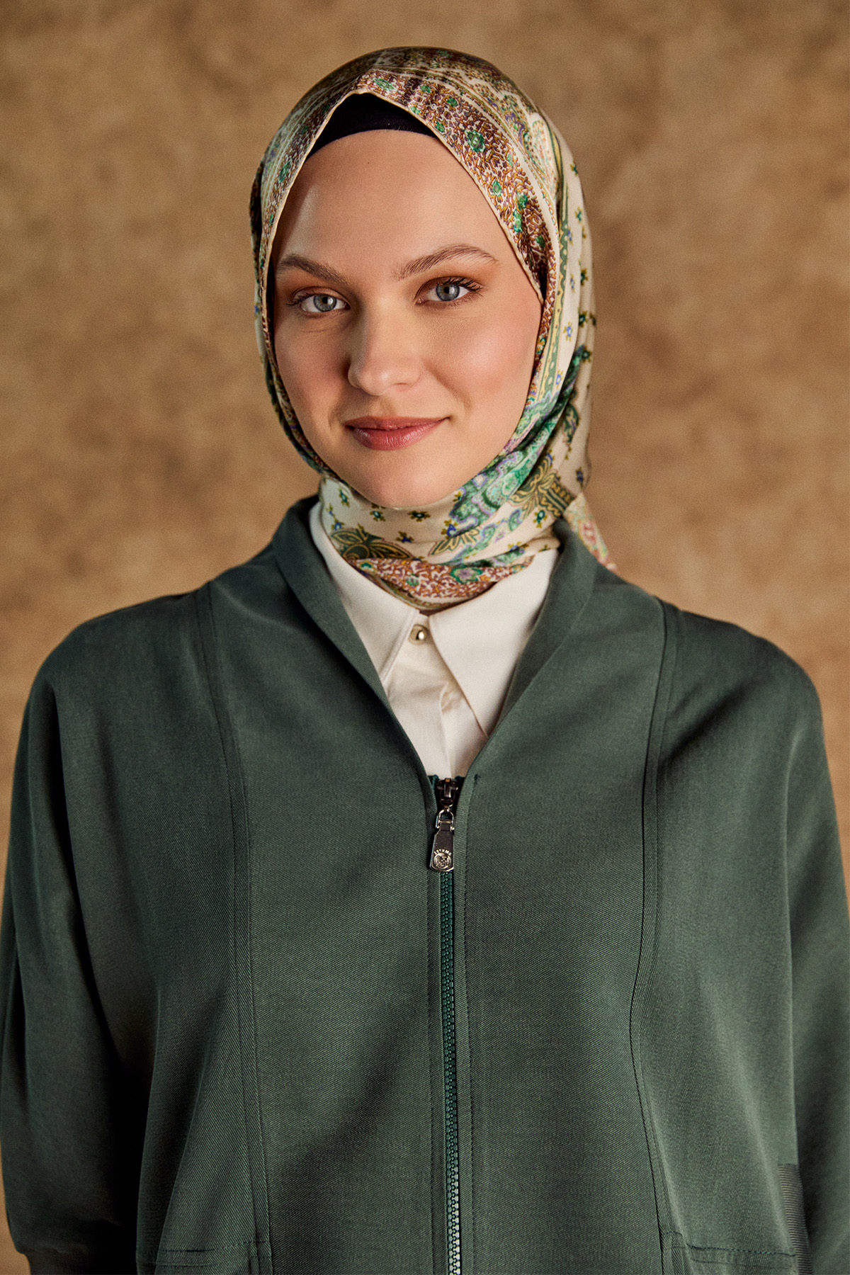 Stoper Detaylı Tunikli Pilikaşe Etek İkili Takım