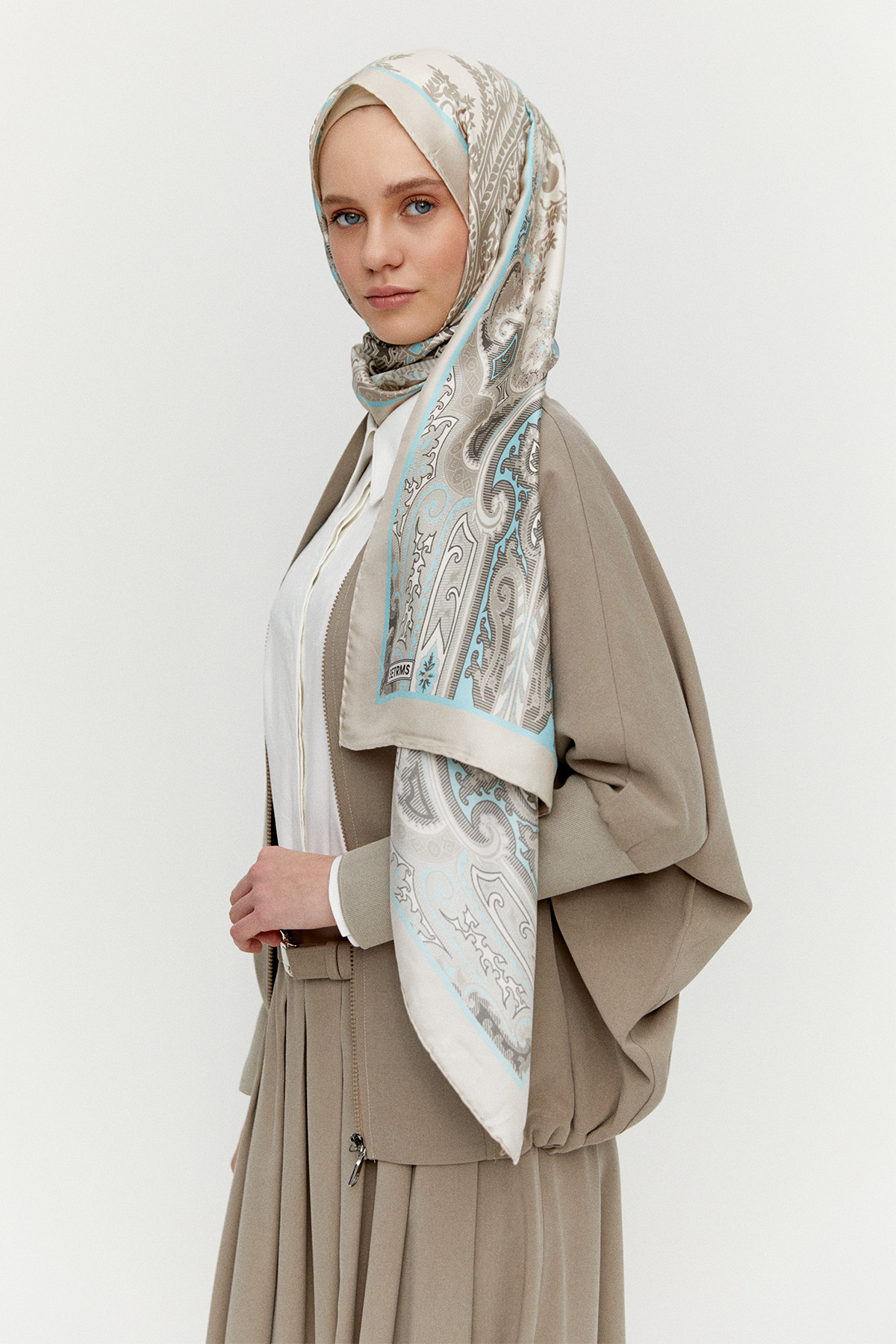 Stoper Detaylı Tunikli Pilikaşe Etek İkili Takım