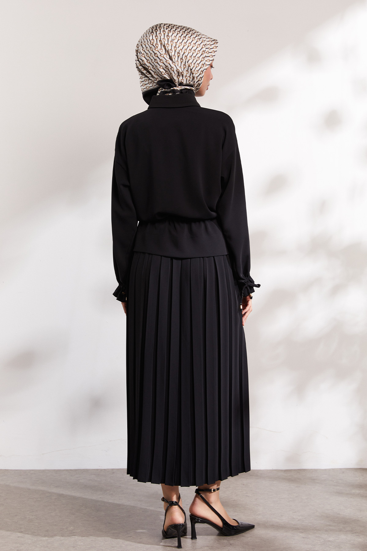 Taş Detaylı Pilisoley Etek, Tesettür Giyim