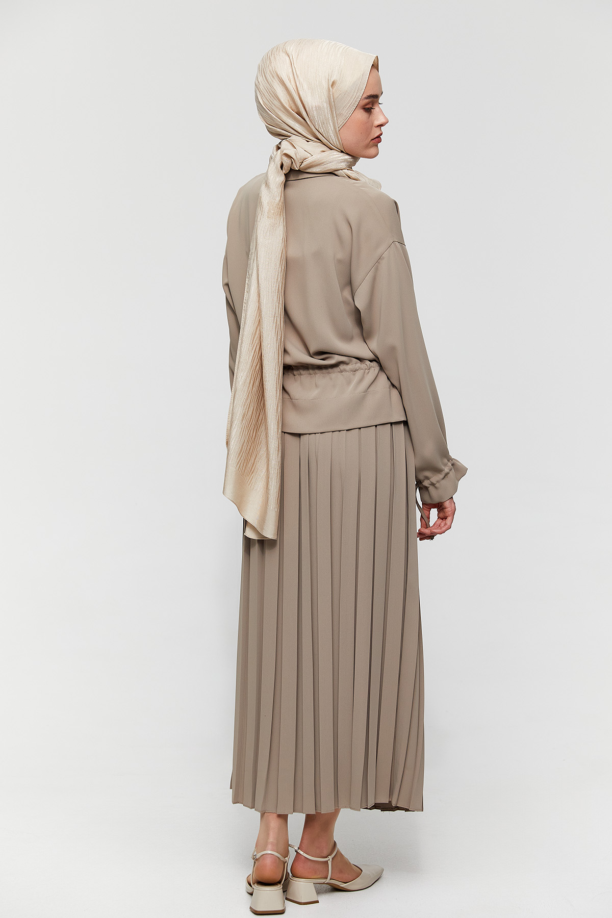 Taş Detaylı Pilisoley Etek, Tesettür Giyim