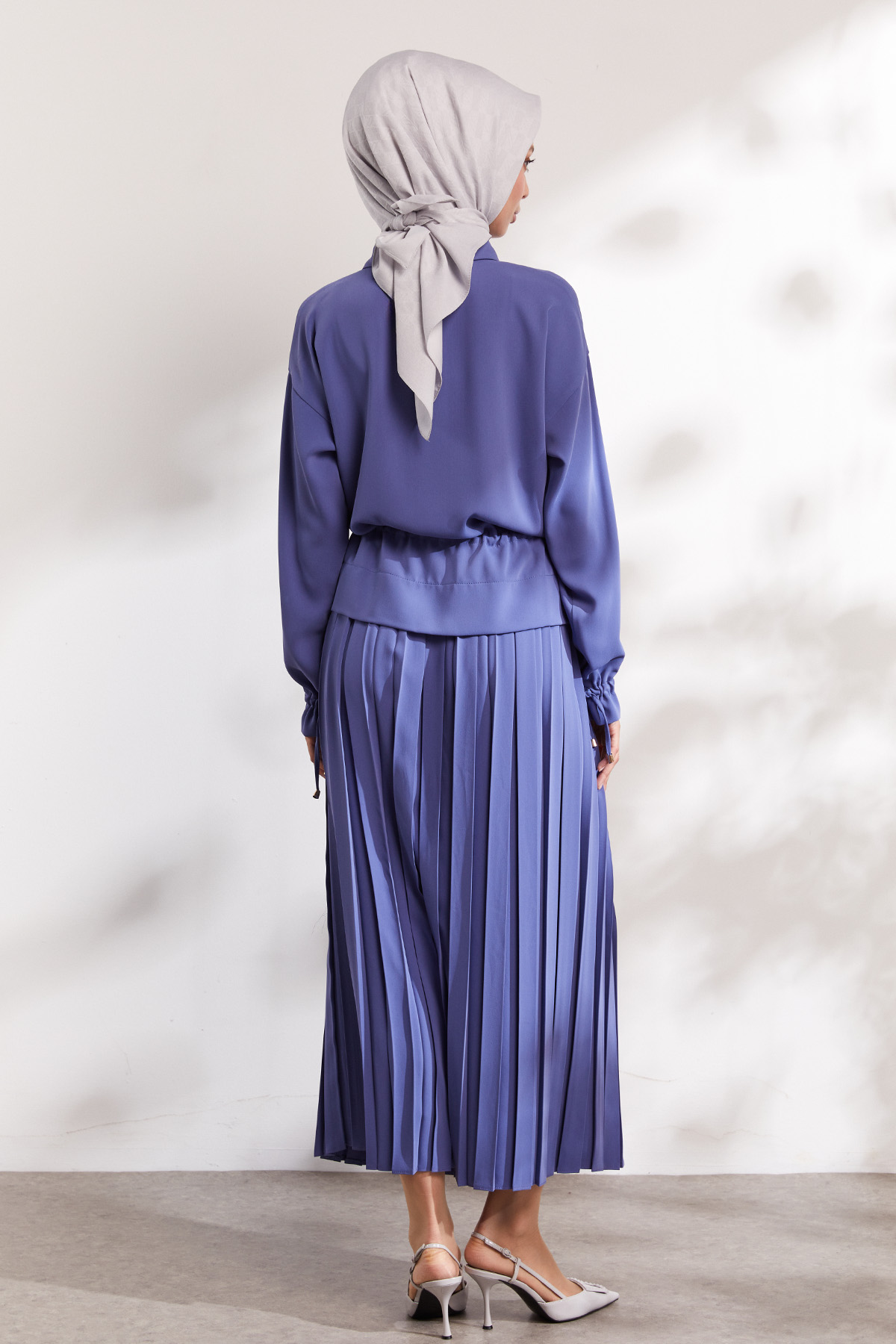 Taş Detaylı Pilisoley Etek, Tesettür Giyim