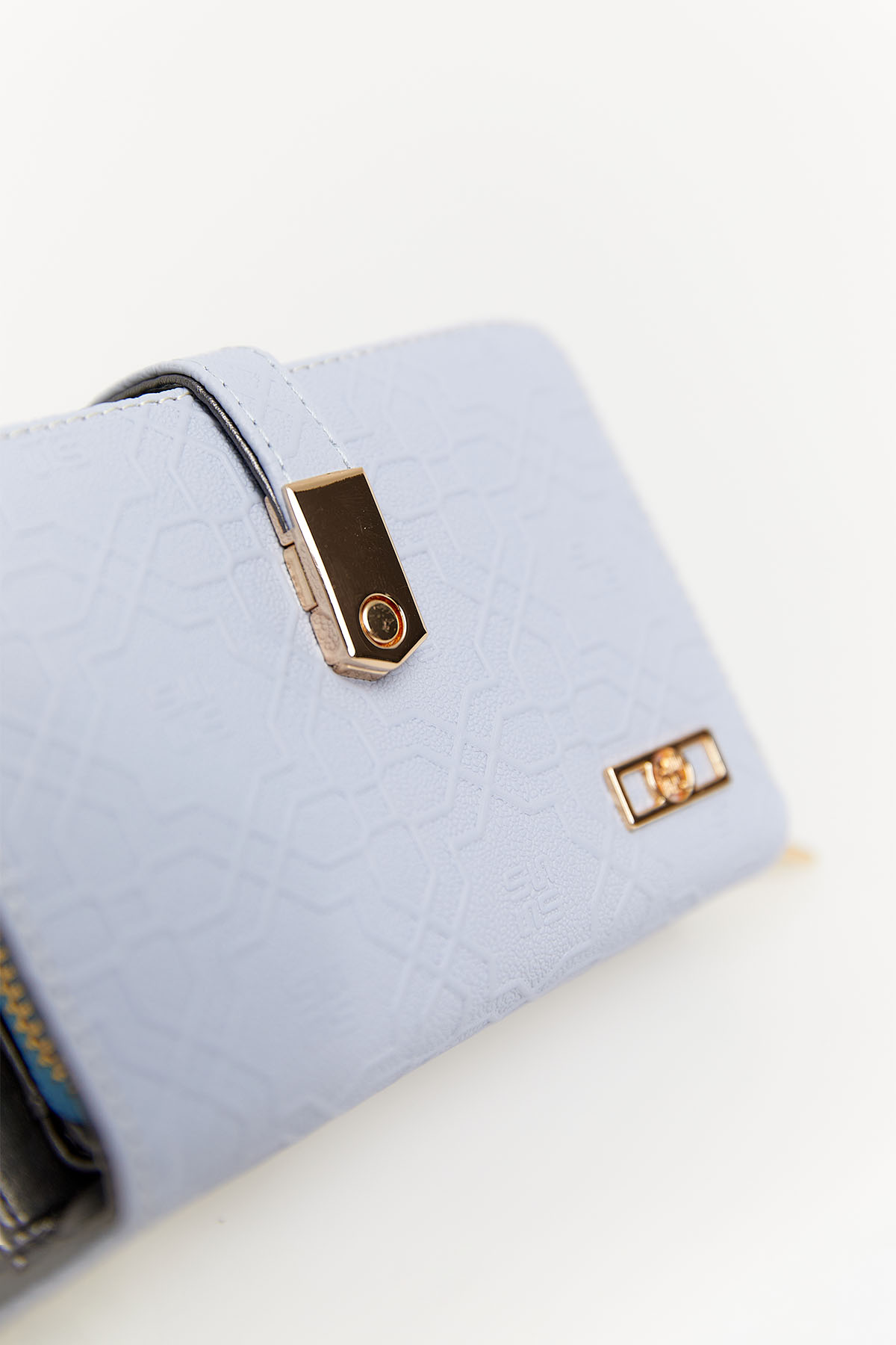 Metal Tokalı Çıt Kapamalı Bozuk Para Bölmeli Cüzdan