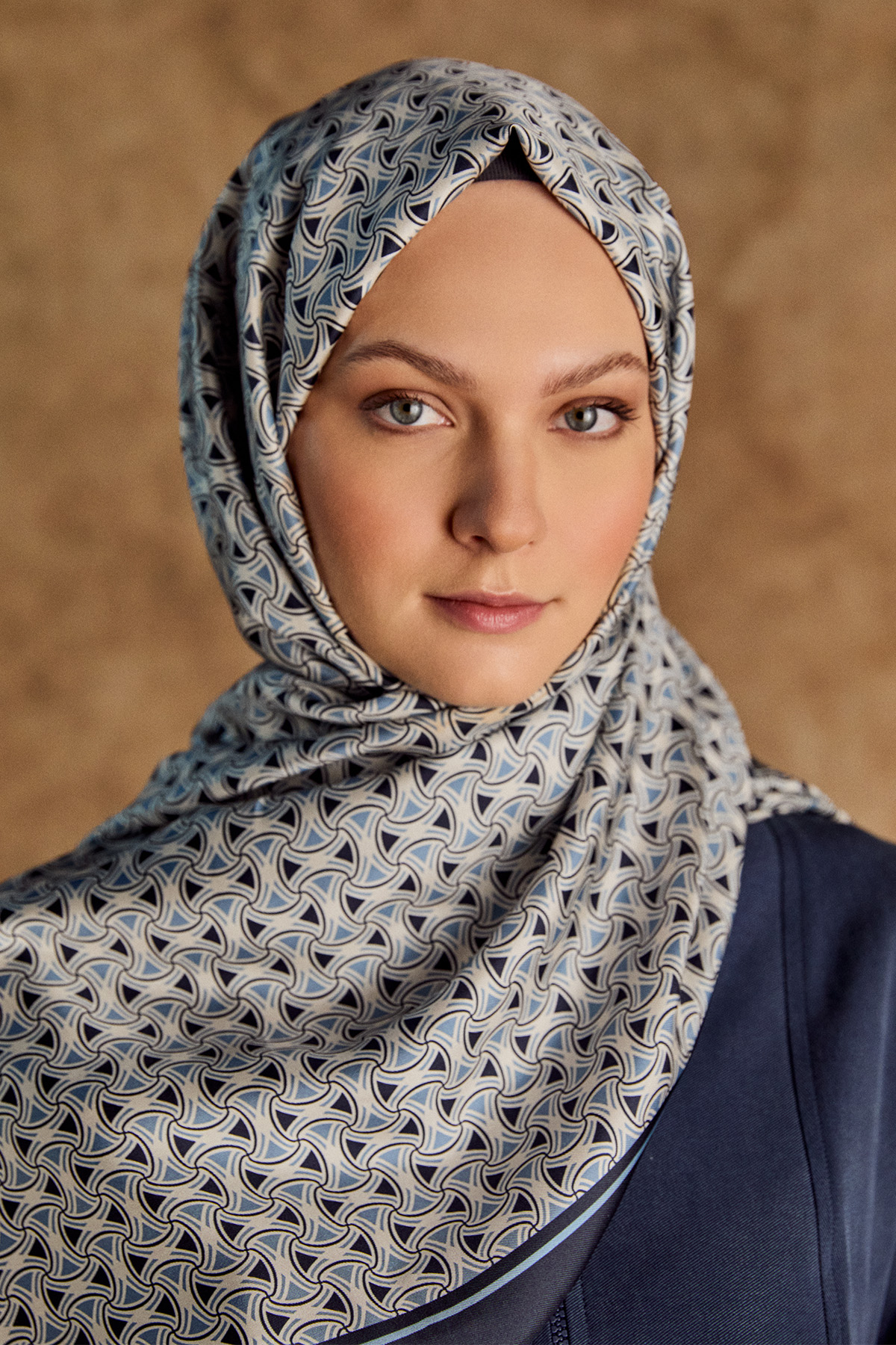 Sarmal Desen İpek Şal