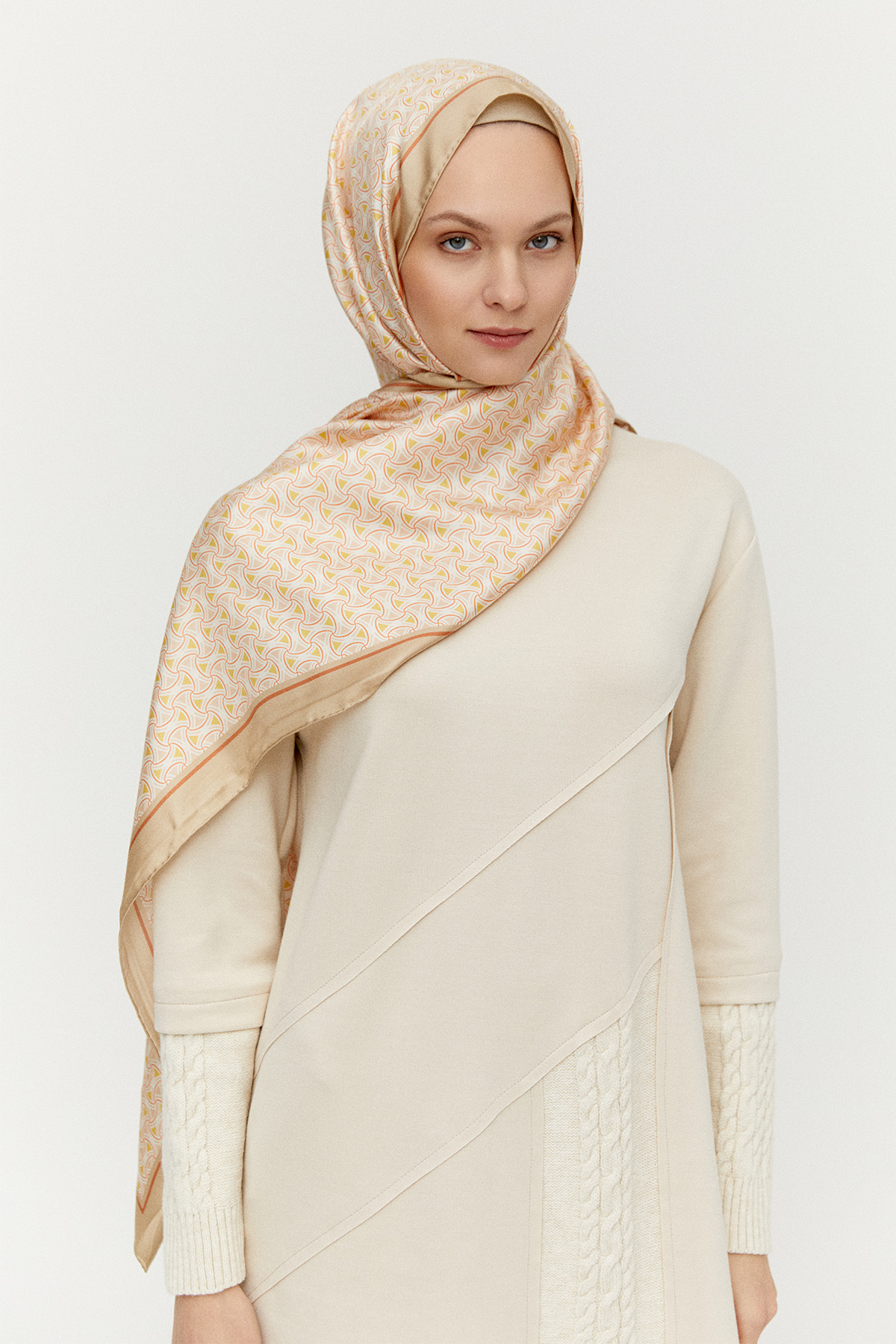 Sarmal Desen İpek Şal