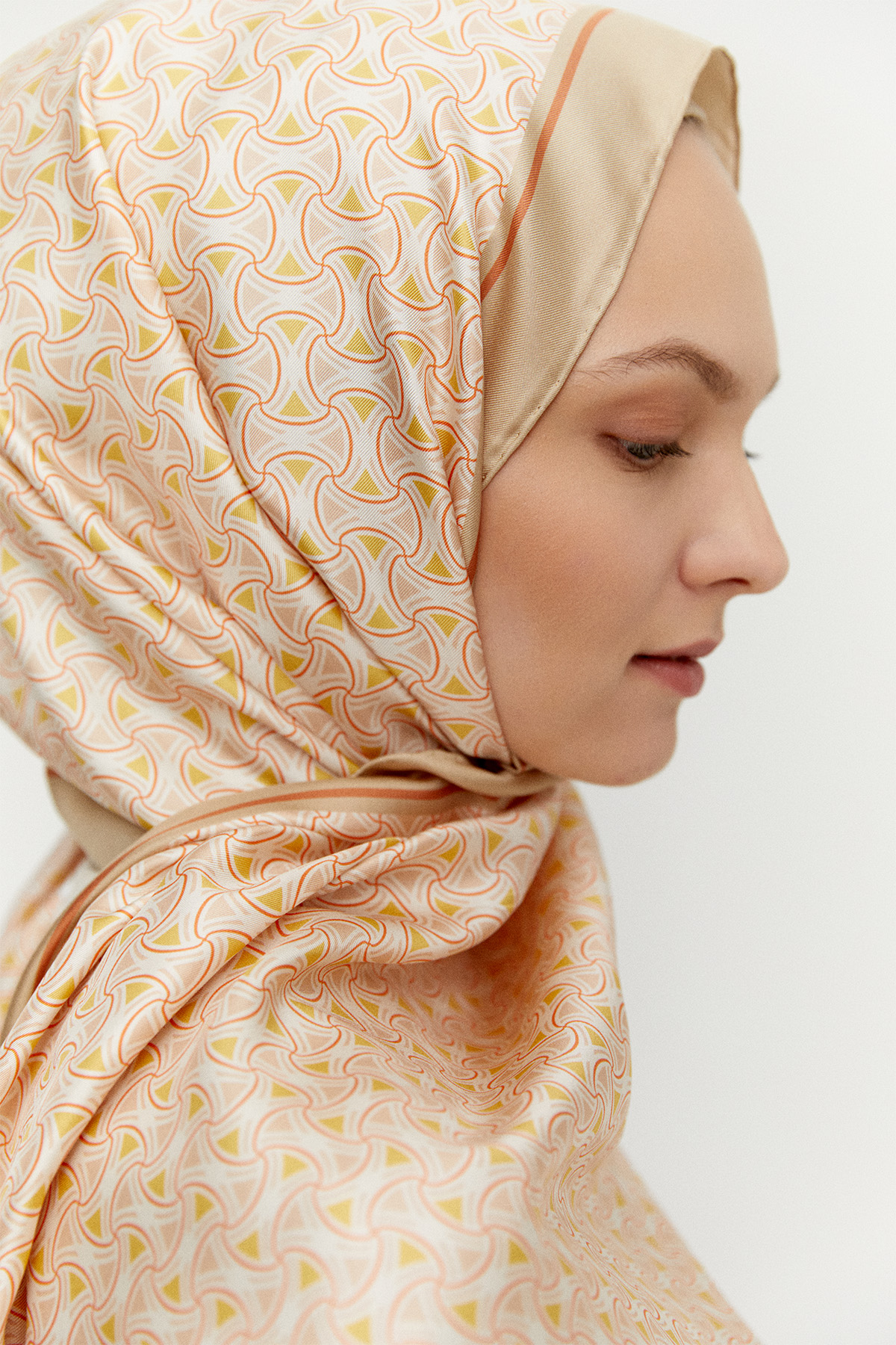 Sarmal Desen İpek Şal