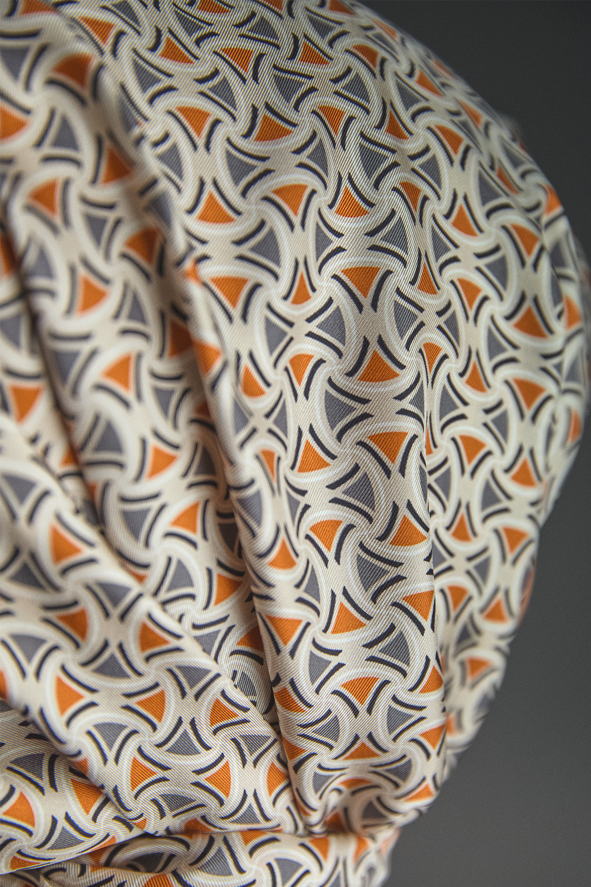 Geometrik Desen İpek Şal