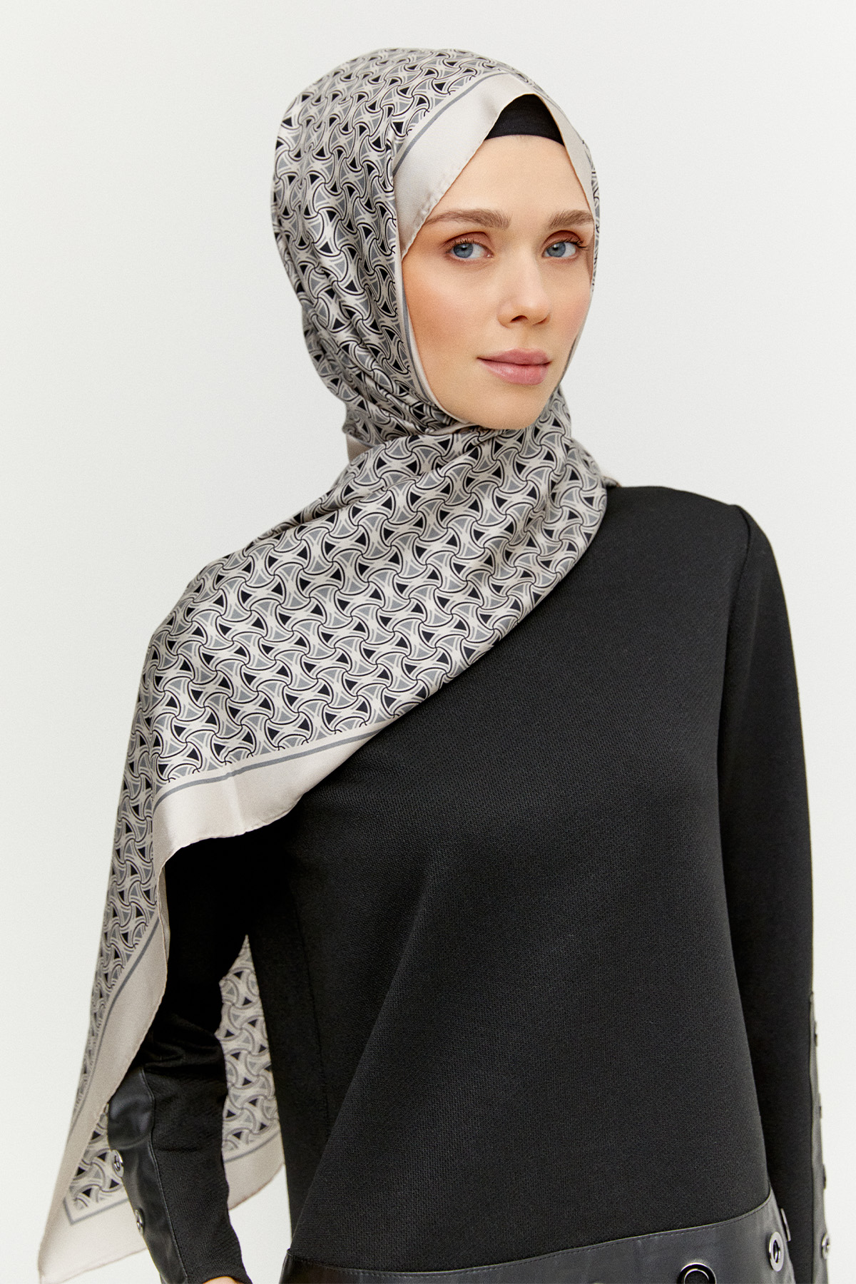 Sarmal Desen İpek Şal