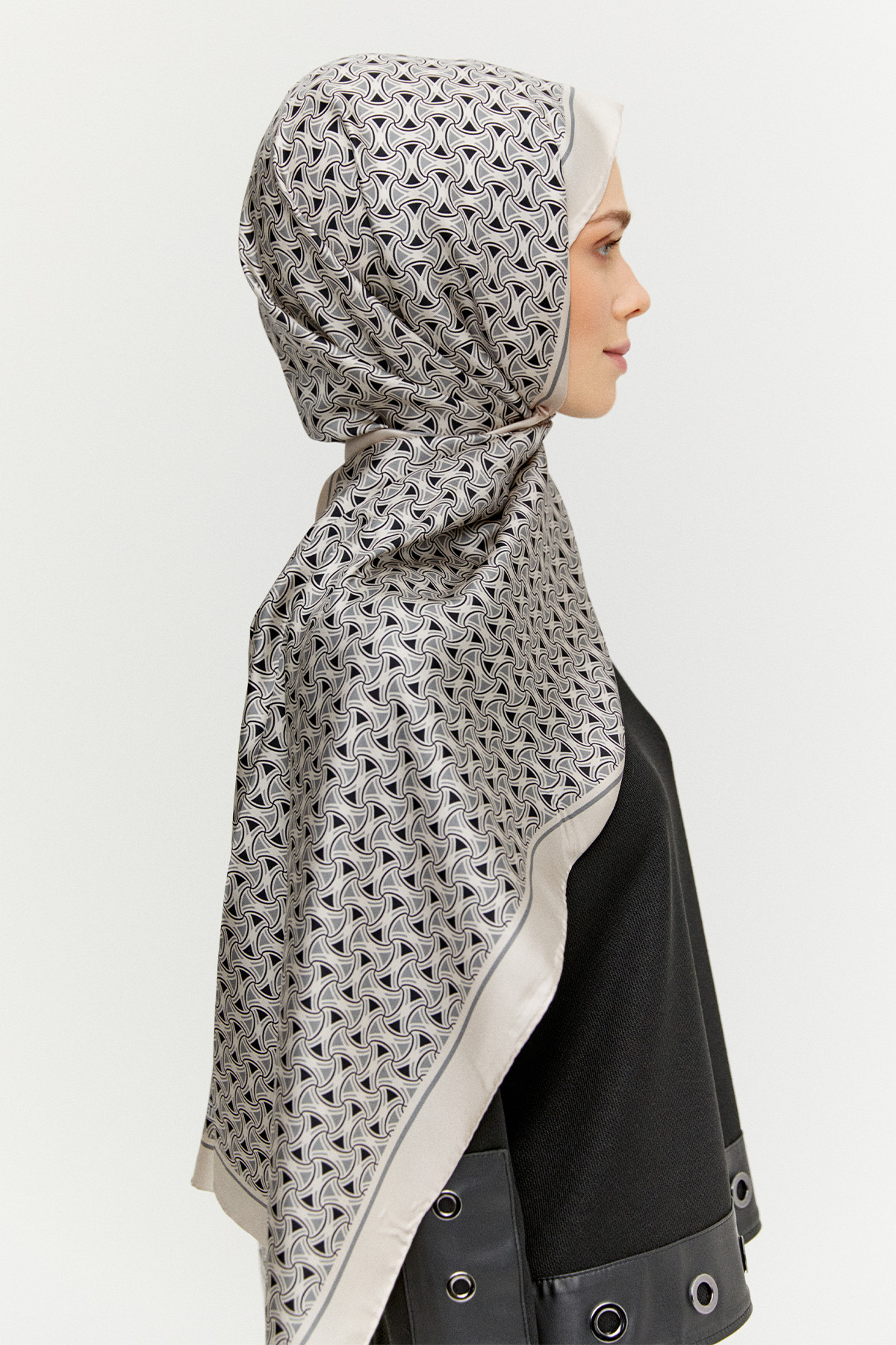 Sarmal Desen İpek Şal