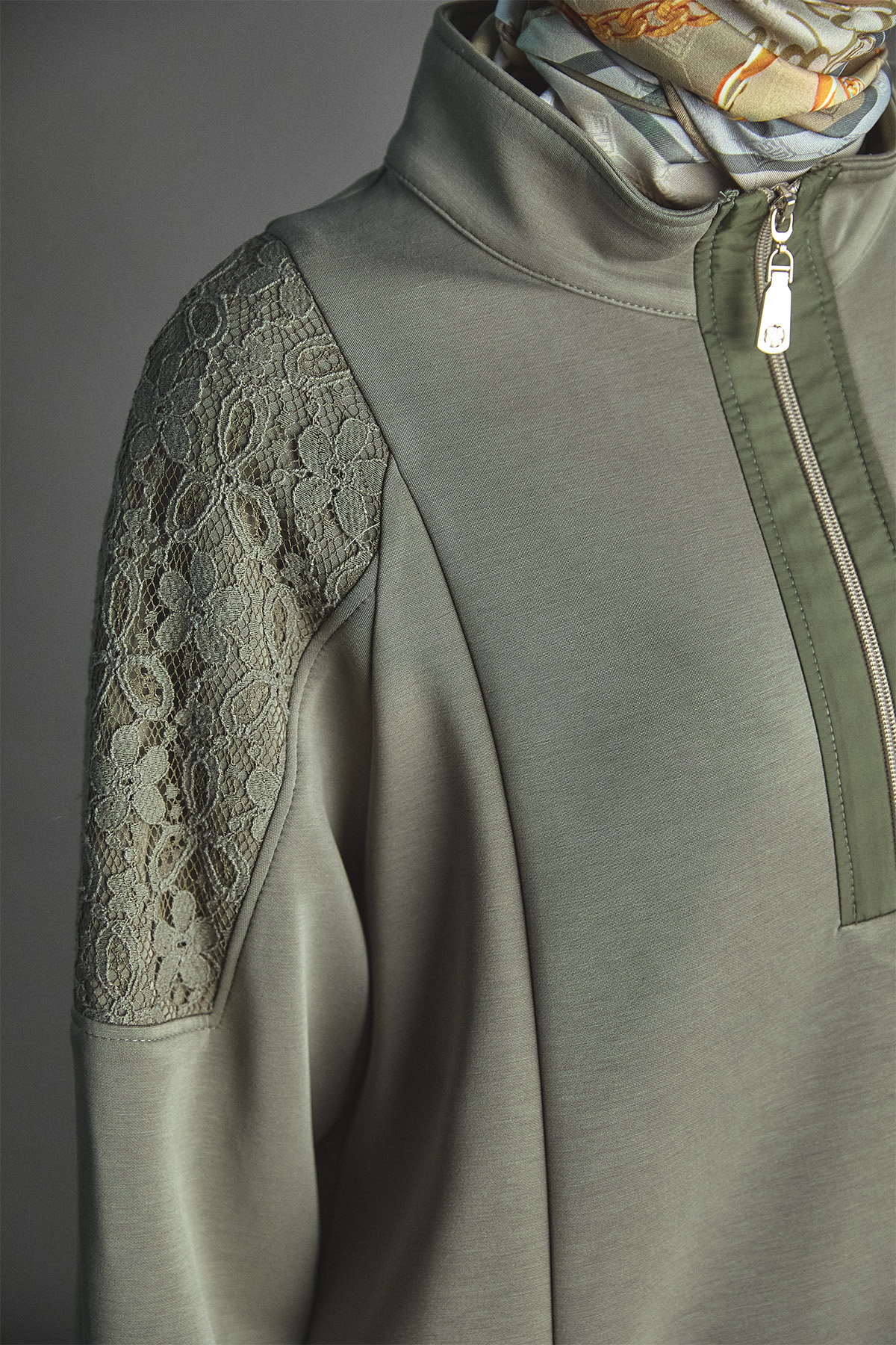 Dantel Mixli Spor Tunik