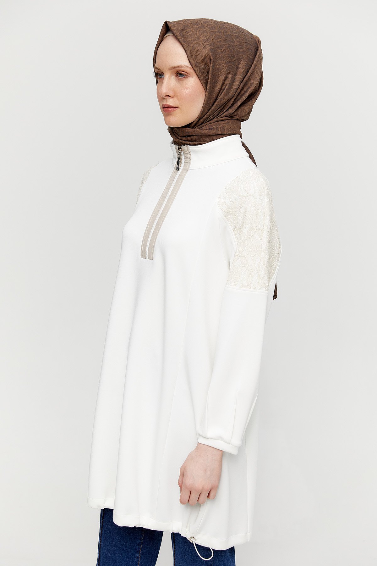 Dantel Mixli Spor Tunik