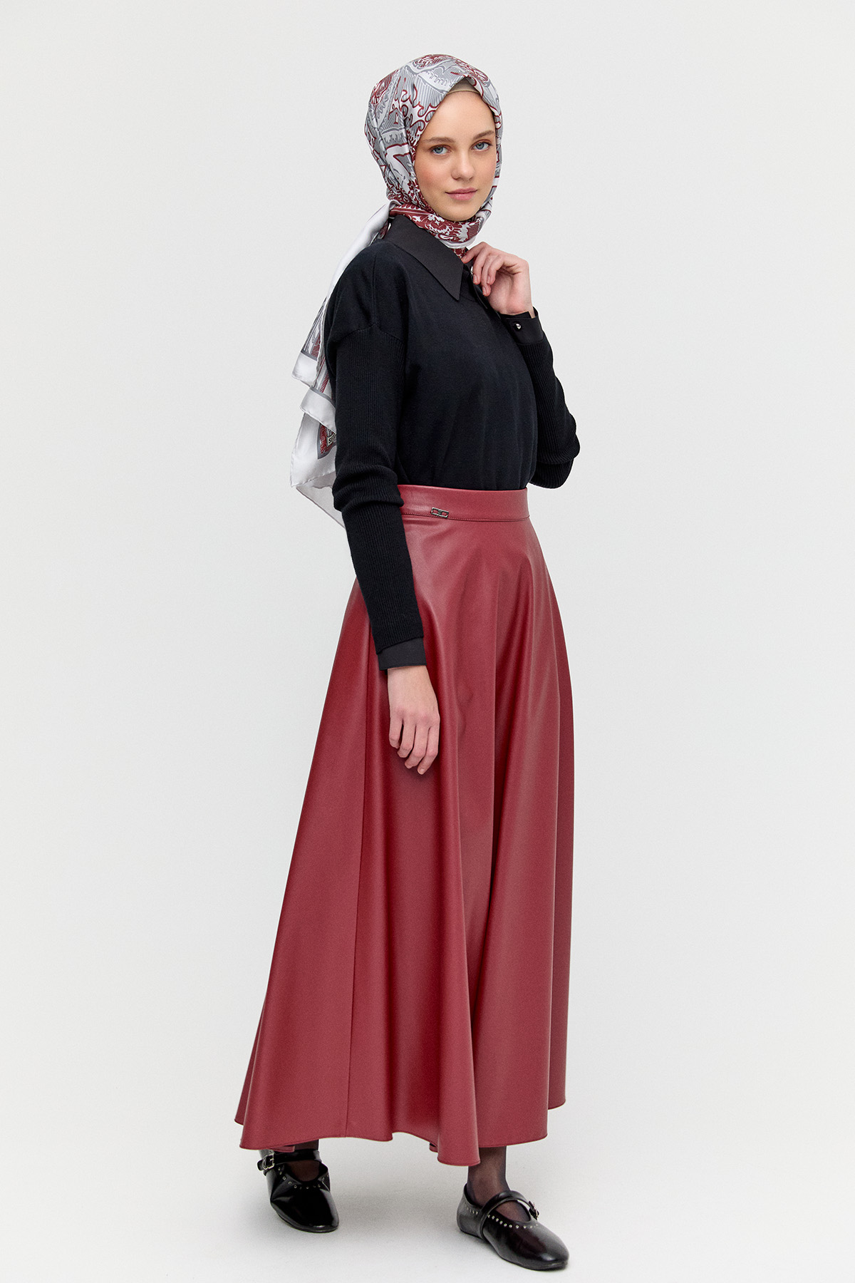 Yarım Balıkçı Yaka Triko Bluz