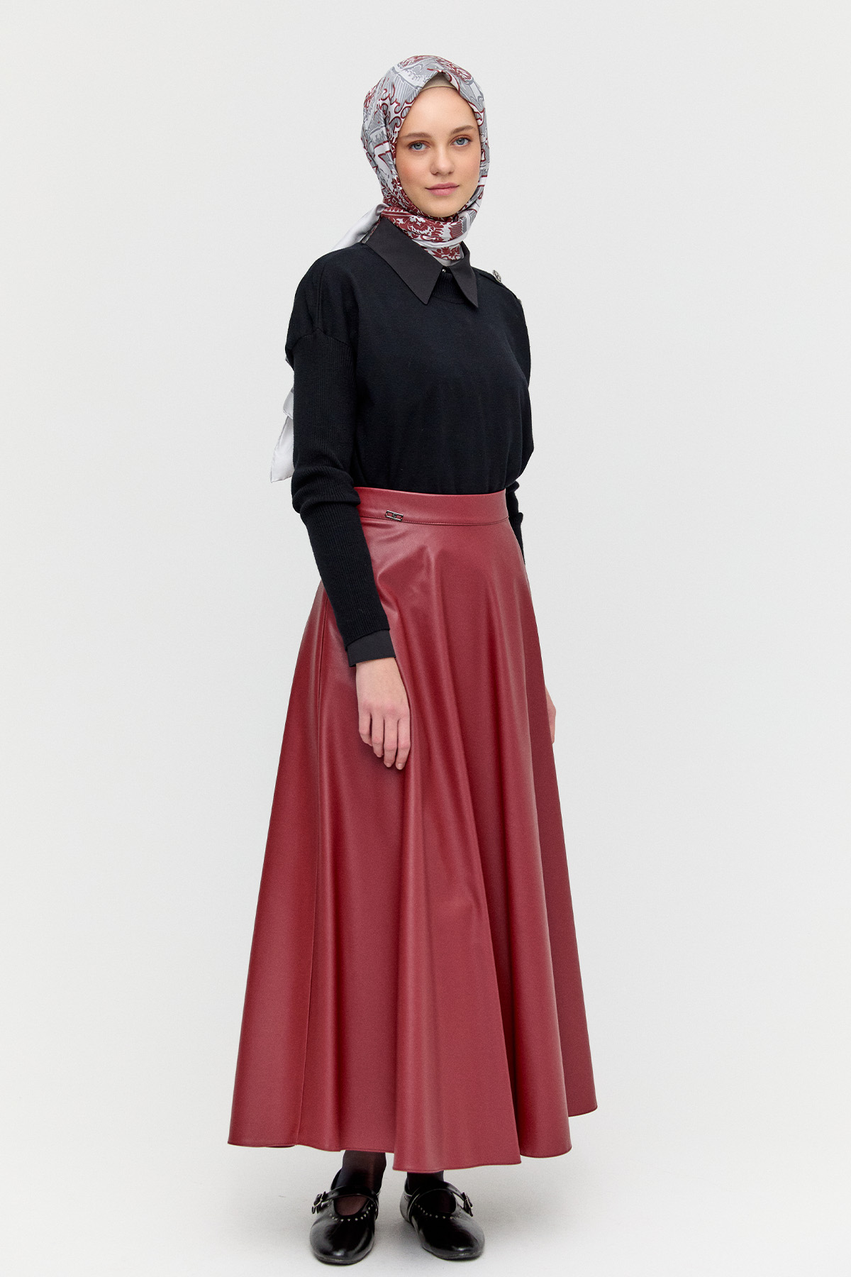 Yarım Balıkçı Yaka Triko Bluz