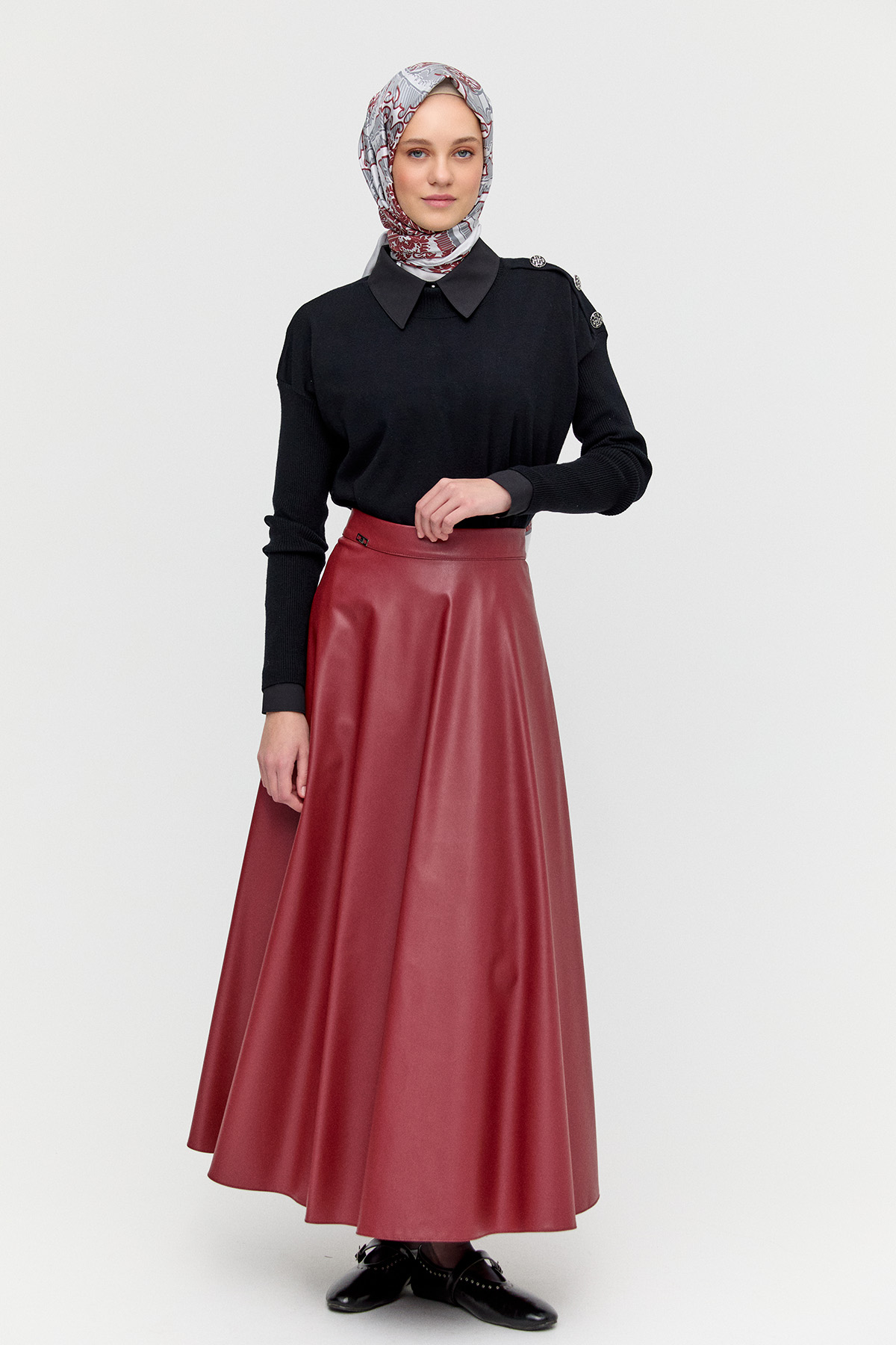 Yarım Balıkçı Yaka Triko Bluz