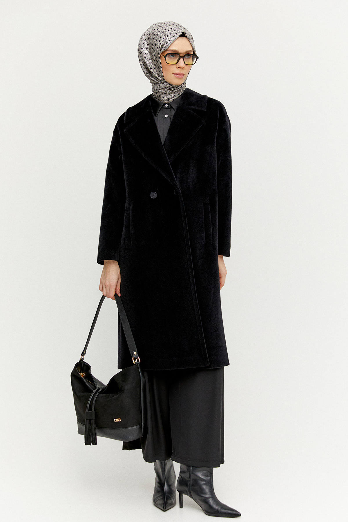 Geniş Hacimli Kol Çantası, Tesettür Giyim