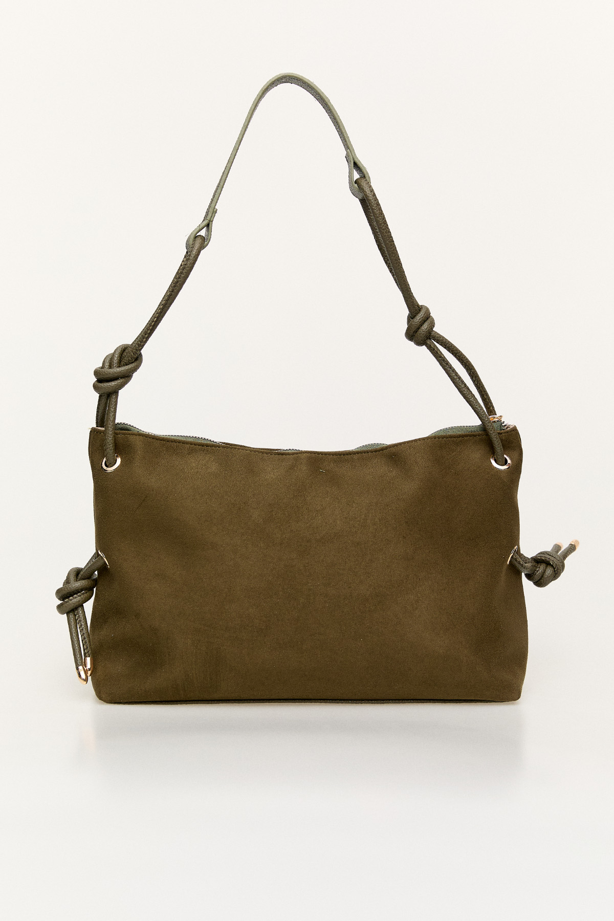 Geniş Hacimli Fermuarlı Kol Çantası, Tesettür Giyim