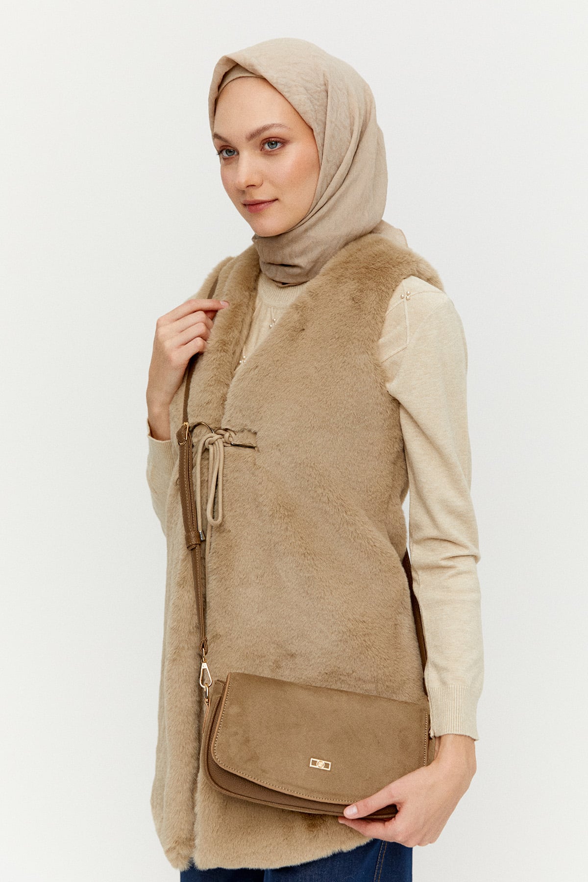 Tek Bölmeli Flap Çanta, Tesettür Giyim