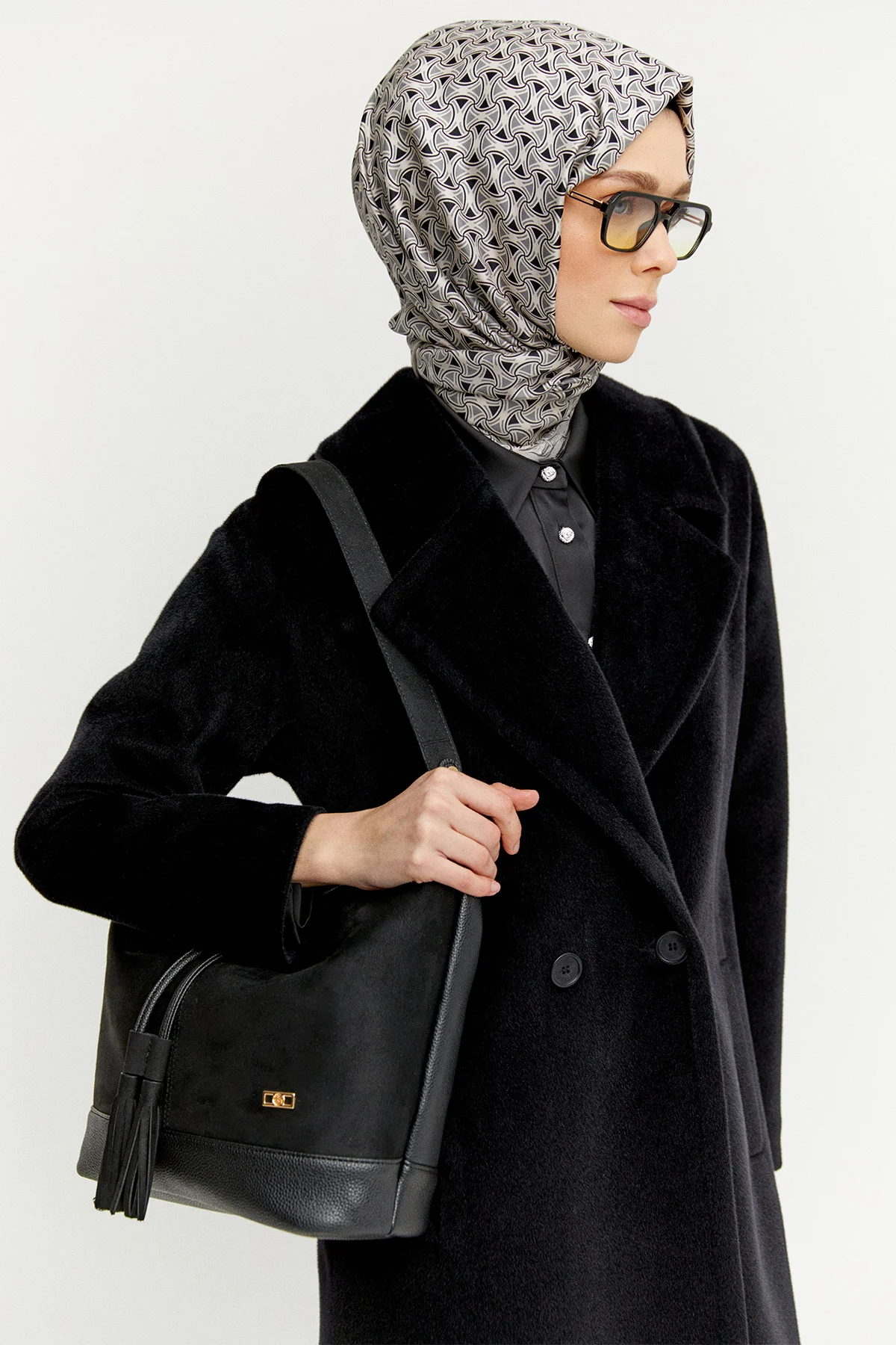 Geniş Hacimli Kol Çantası, Tesettür Giyim