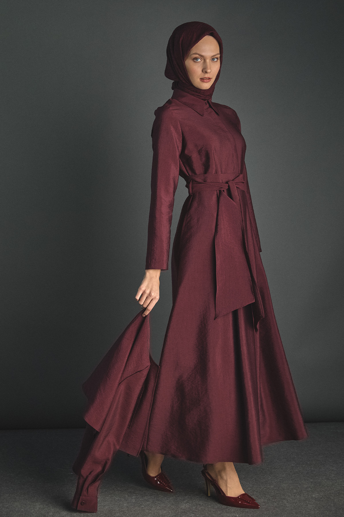 Ceketli Elbise İkili Takım