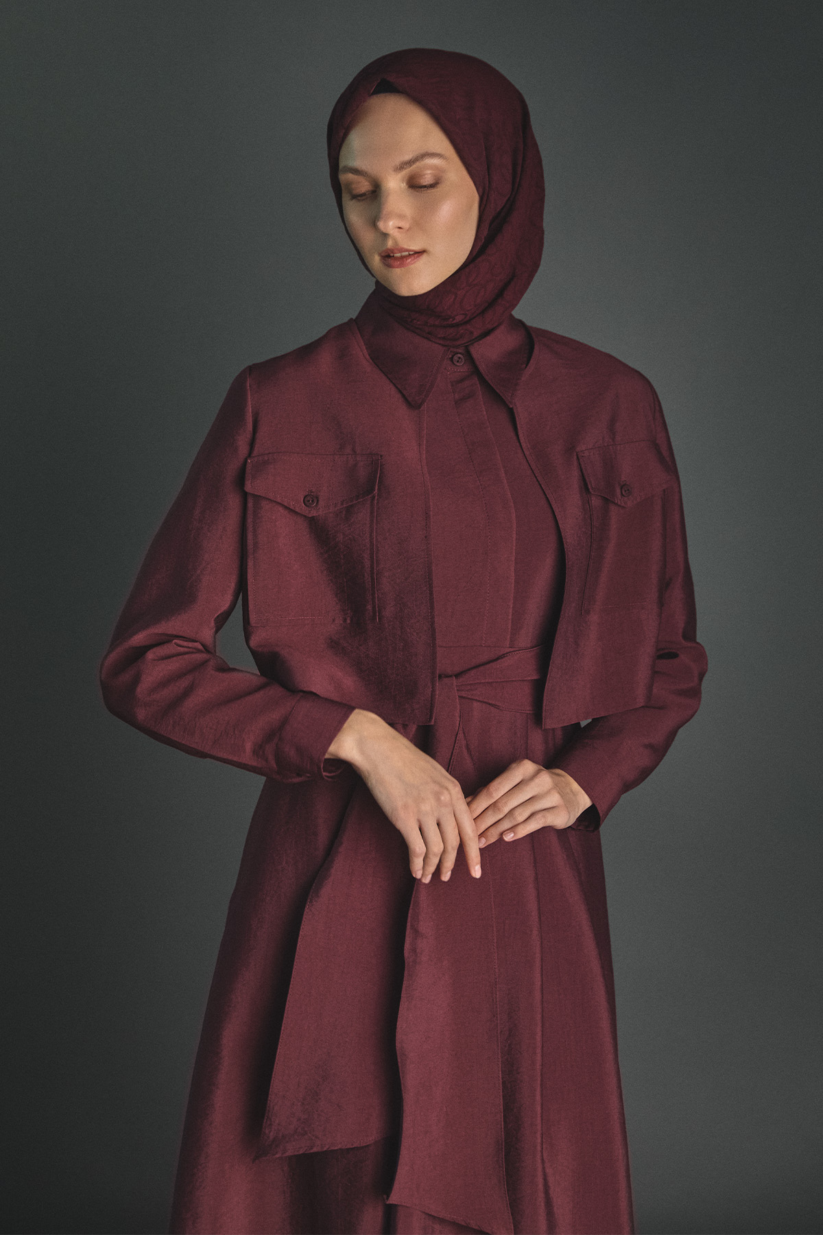 Ceketli Elbise İkili Takım