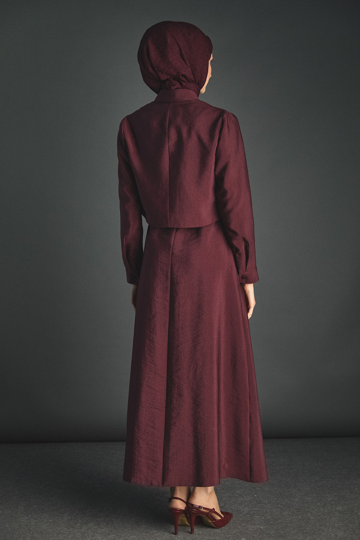 Ceketli Elbise İkili Takım