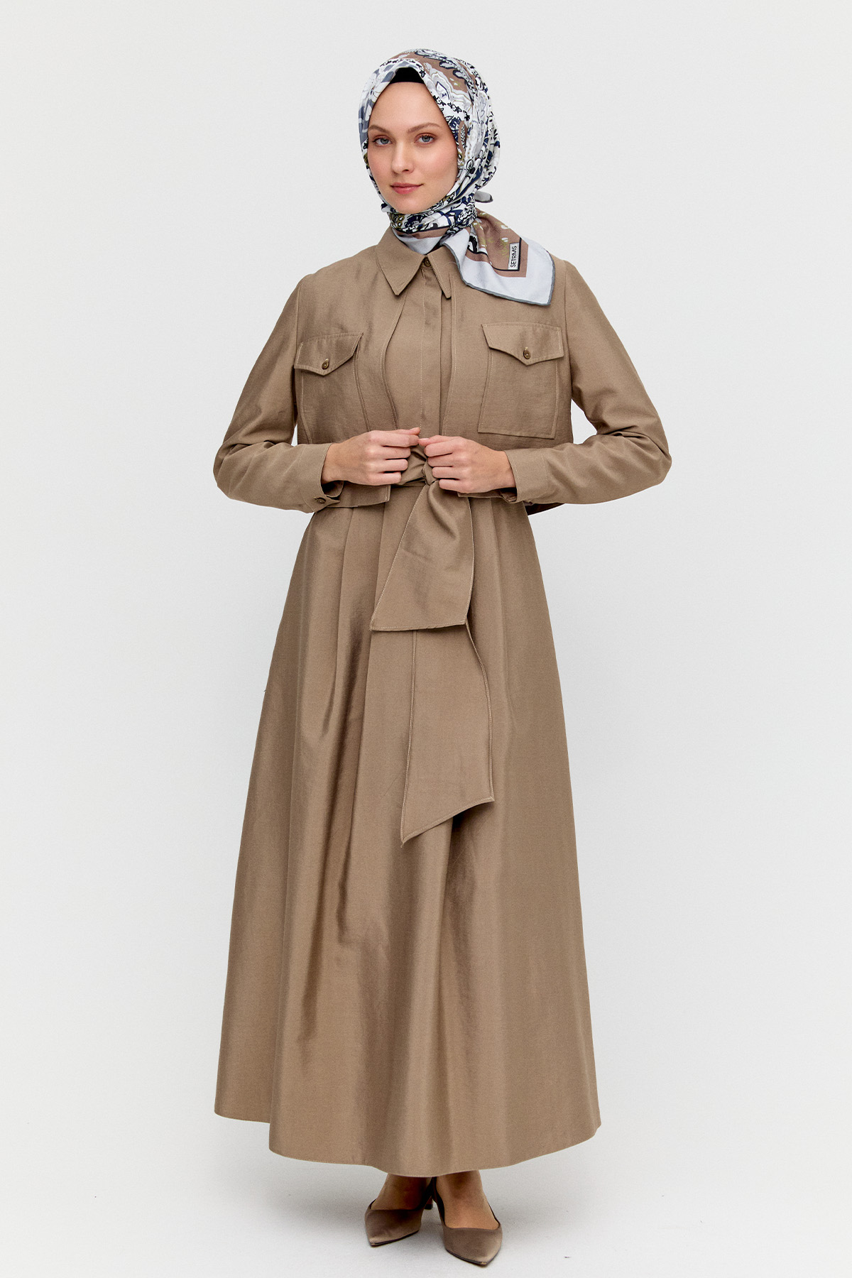 Ceketli Elbise İkili Takım