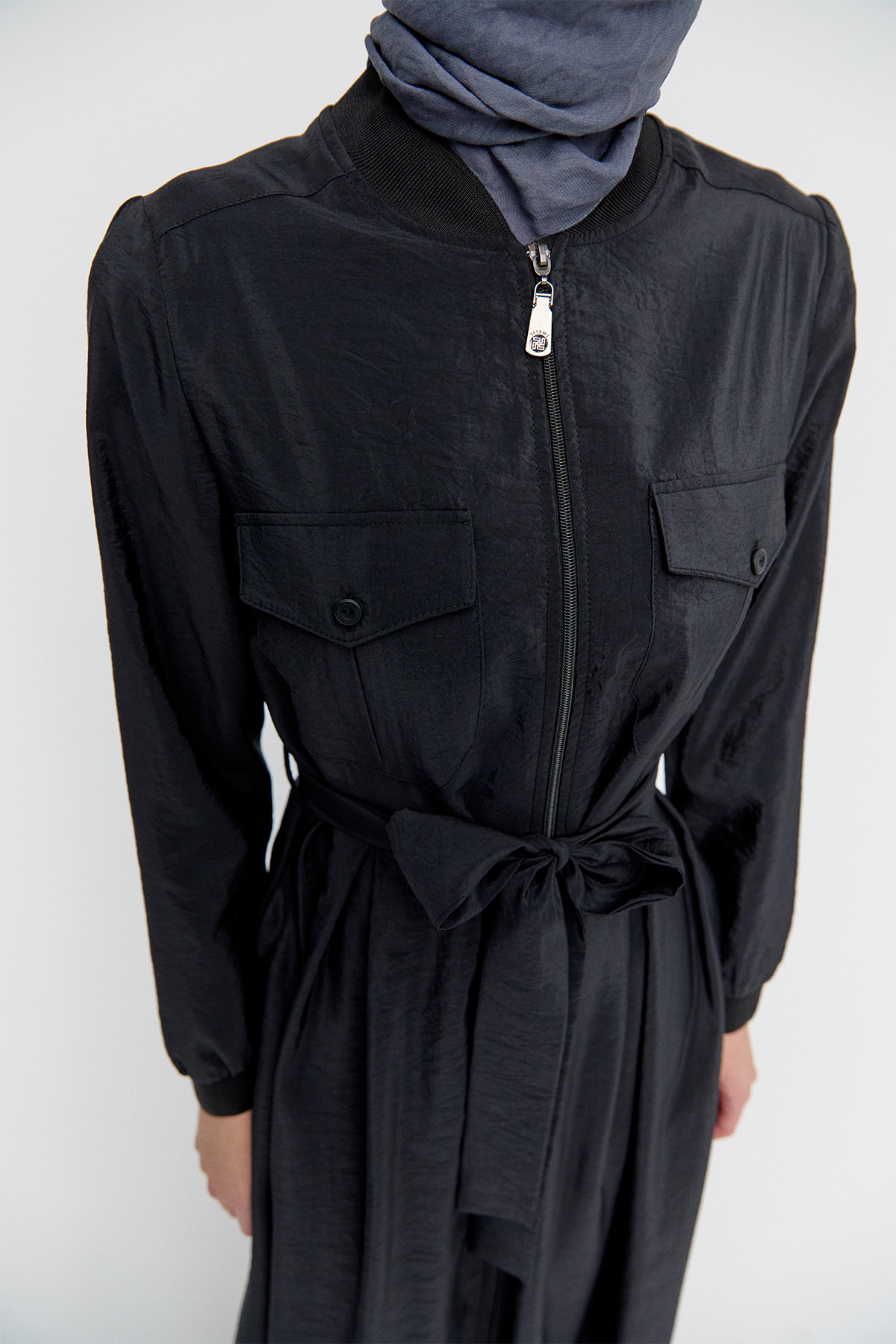 Kuşaklı Bomber Elbise