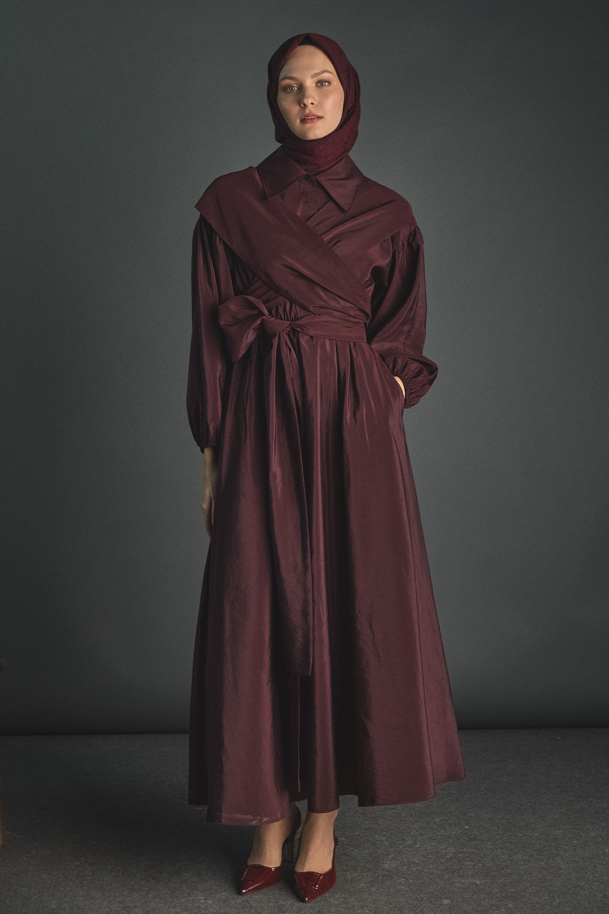 Uzun Kuşaklı Paraşüt Elbise