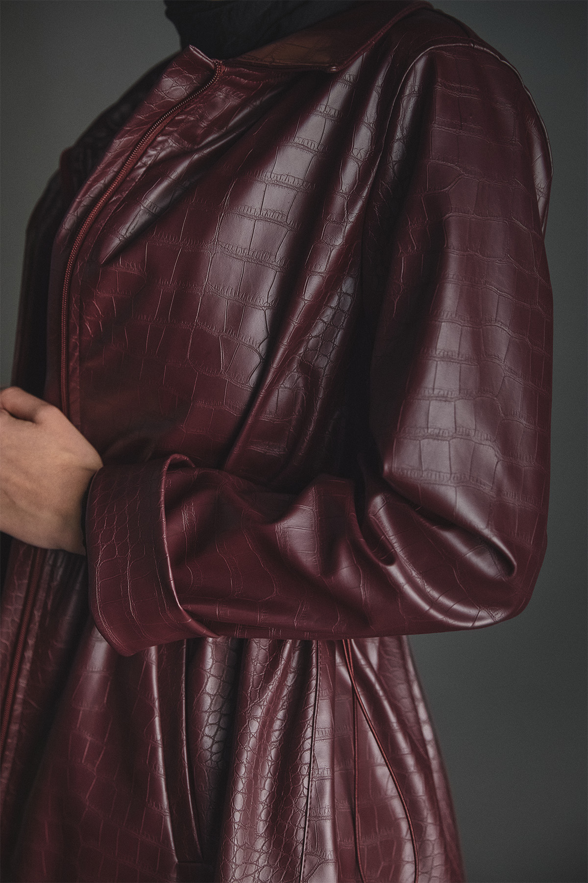 Croco Görünümlü Kap