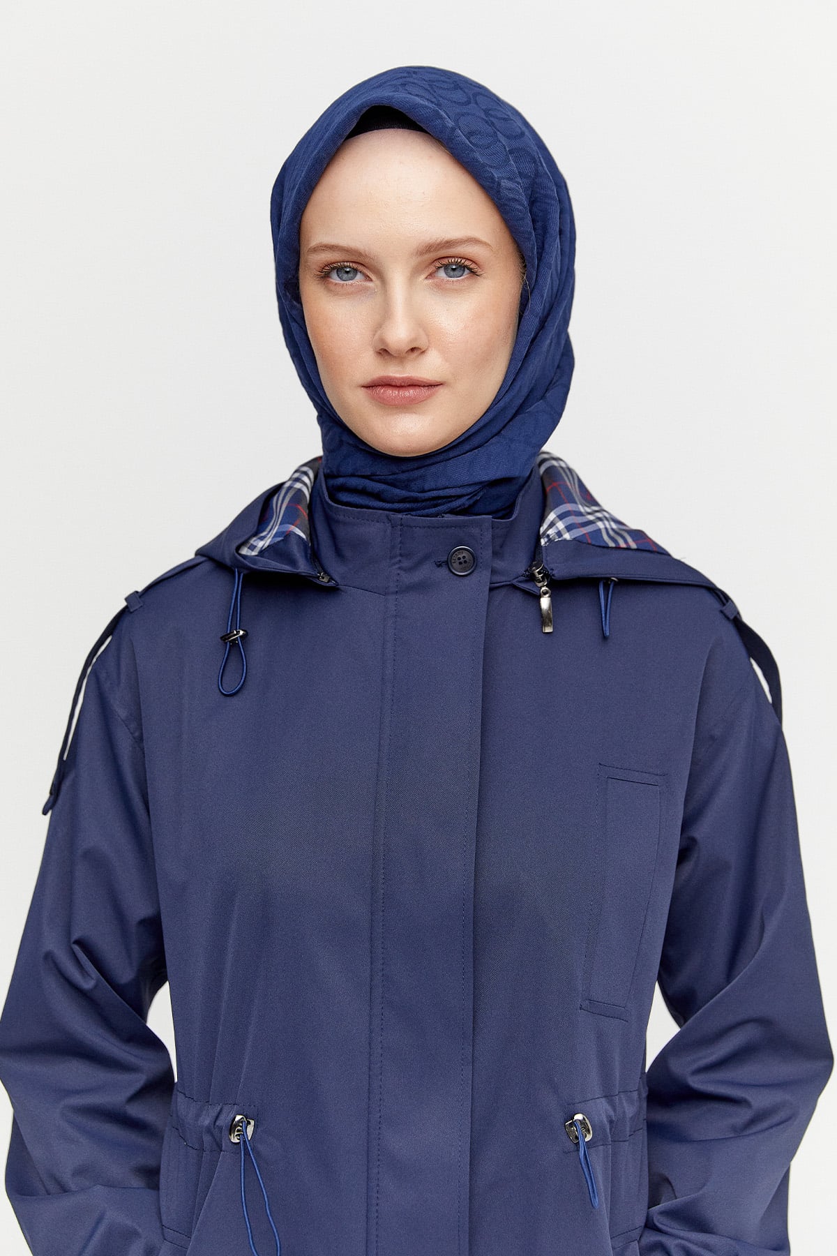 Yarım Peluş Astarlı Kap, Tesettür Giyim