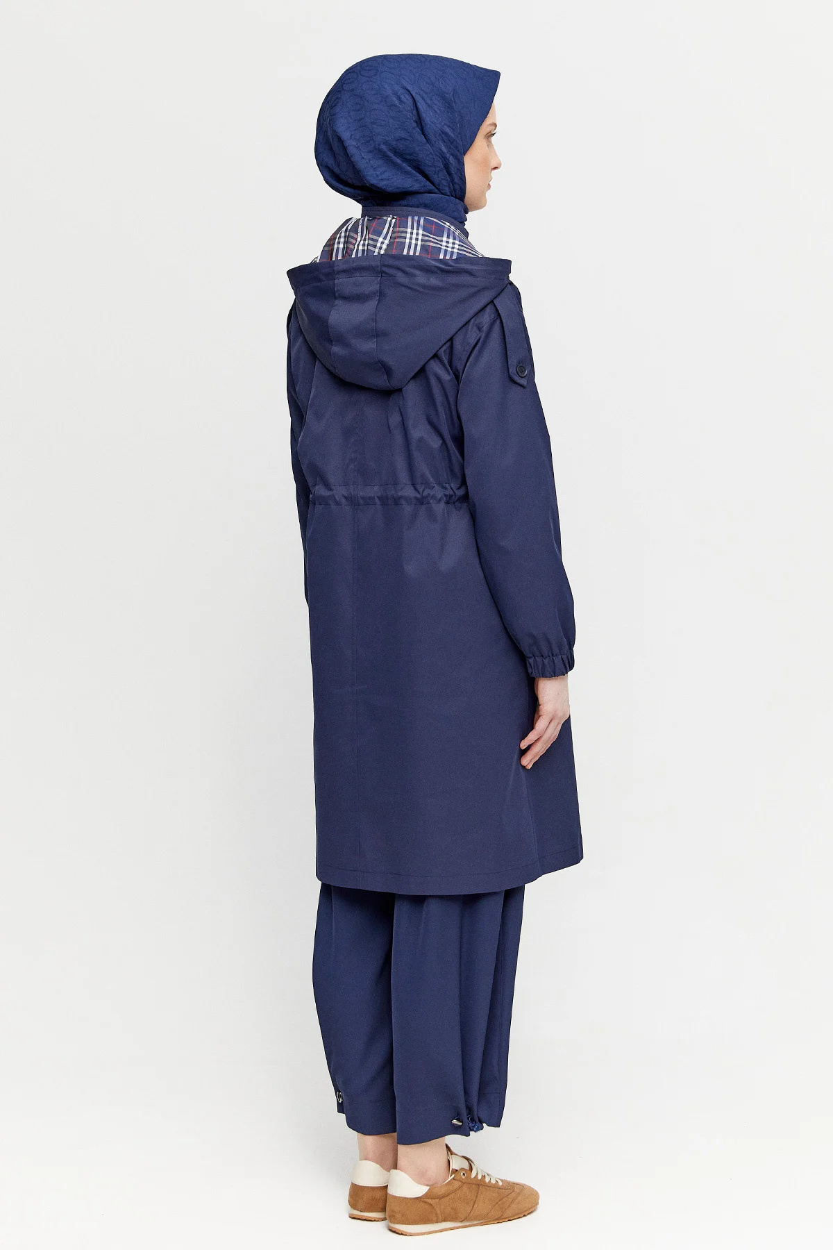 Yarım Peluş Astarlı Kap, Tesettür Giyim