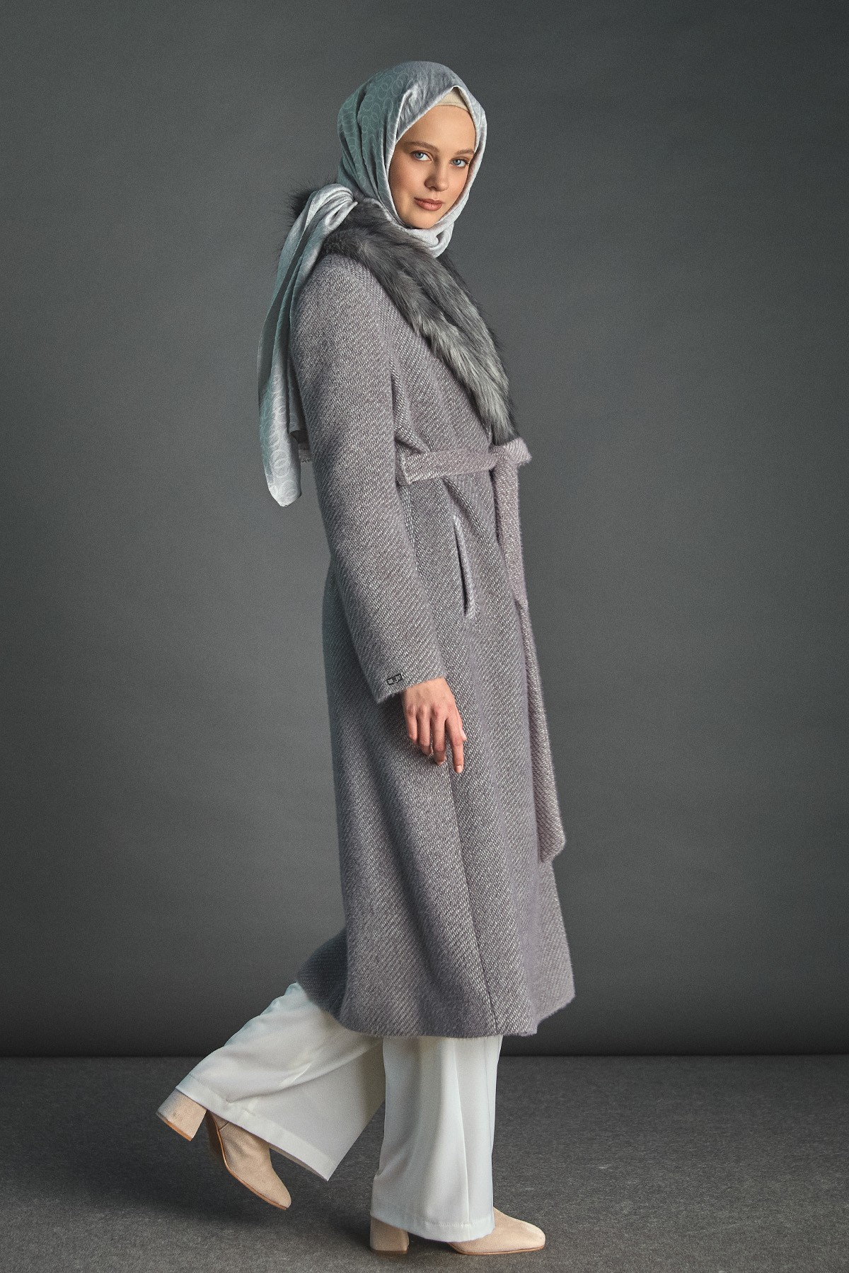 Çıkarılabilir Kürklü Kaban