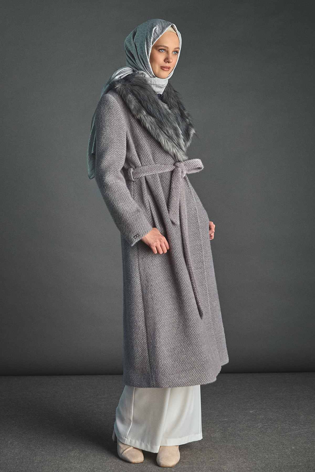 Çıkarılabilir Kürklü Kaban