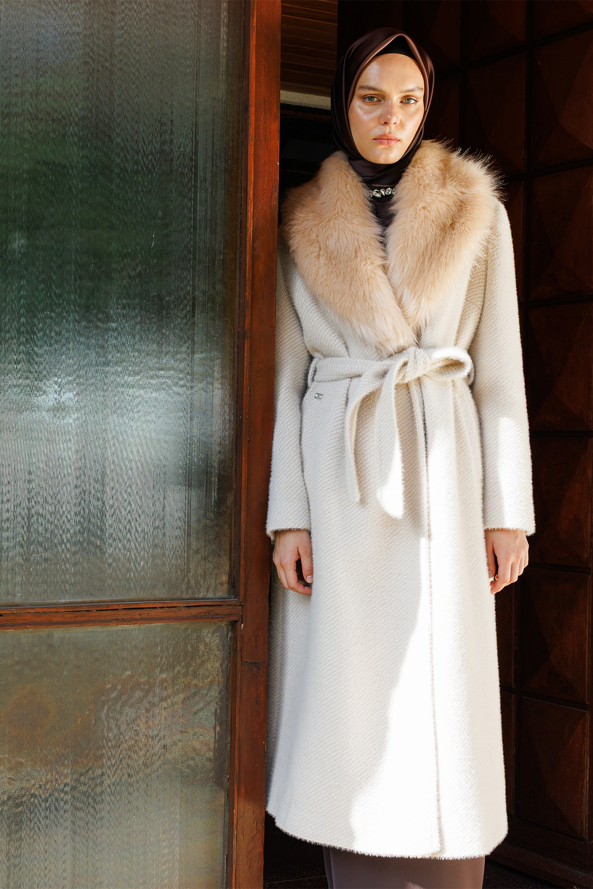 Çıkarılabilir Kürklü Kaban