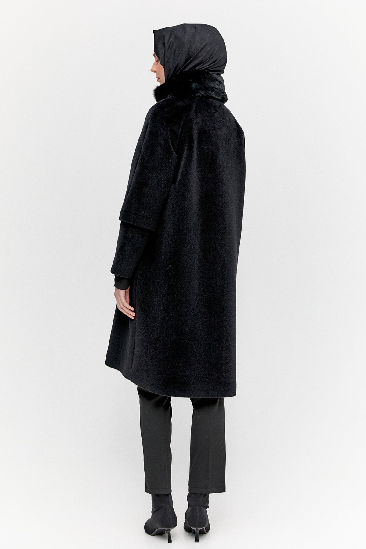 Kaşe Büyük Beden Kaban, Tesettür Giyim