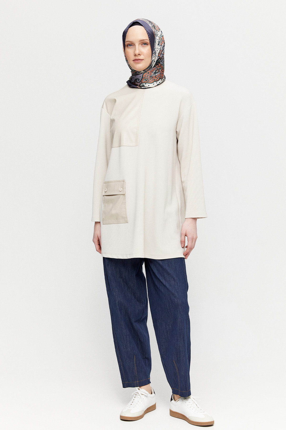 Barrel Fit Denim Pantolon