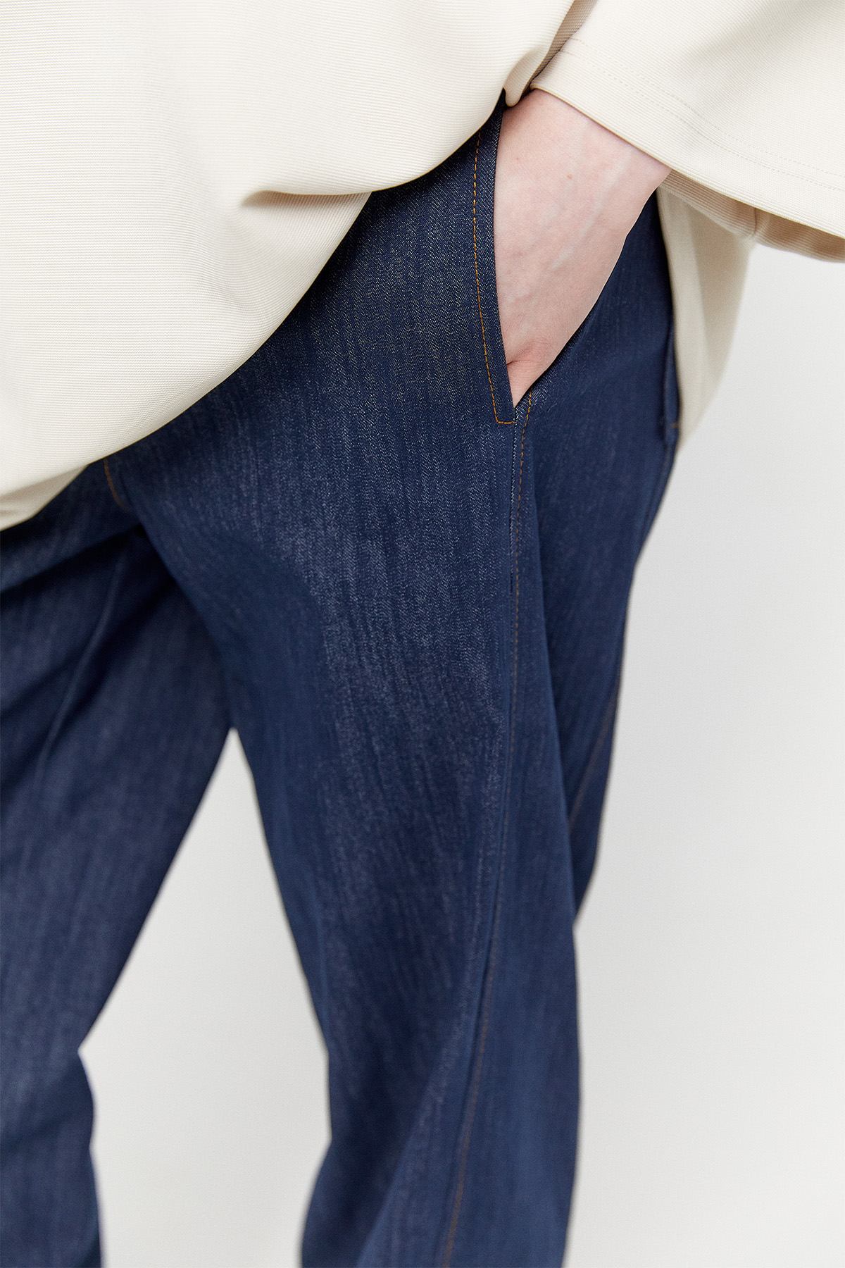 Barrel Fit Denim Pantolon