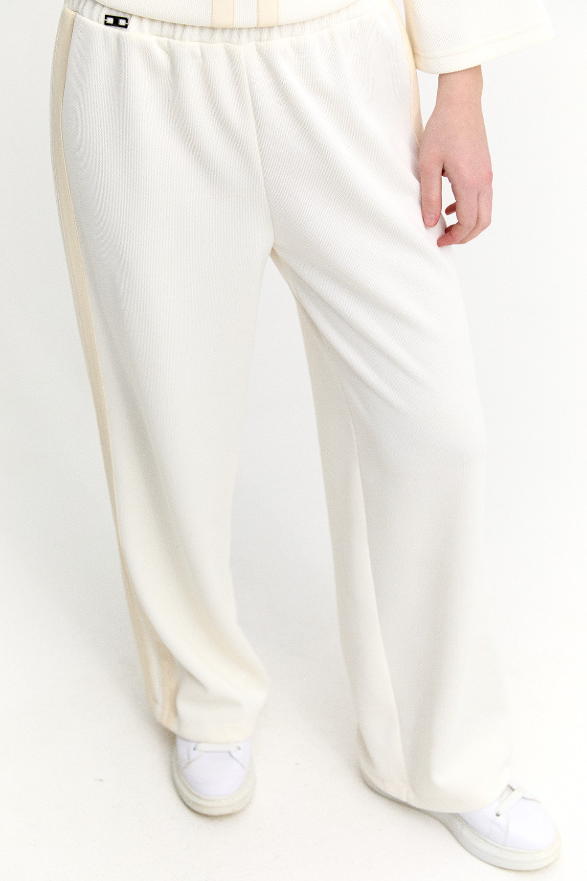 Şerit Detaylı Örme Pantolon, Tesettür Giyim