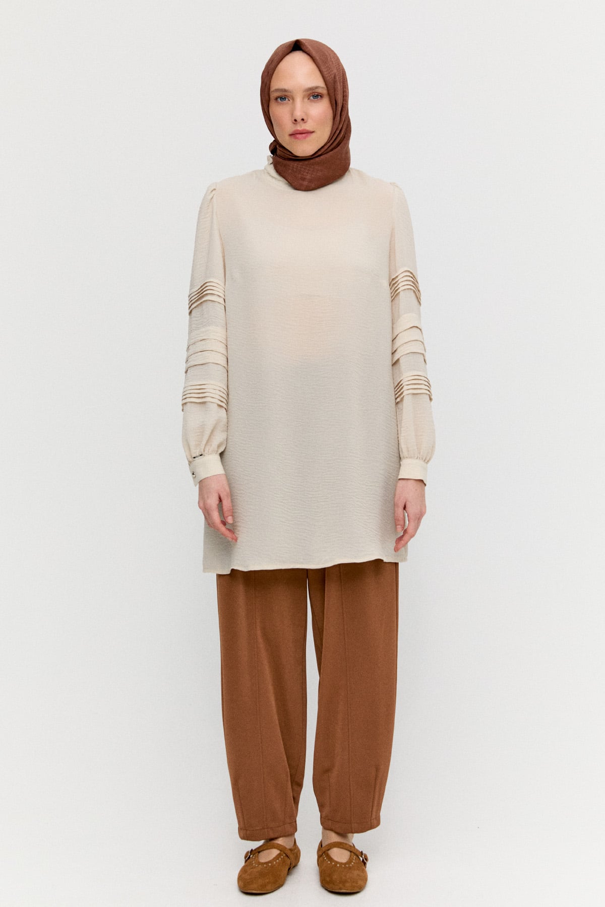 Rahat Form Pensli Pantolon, Tesettür Giyim