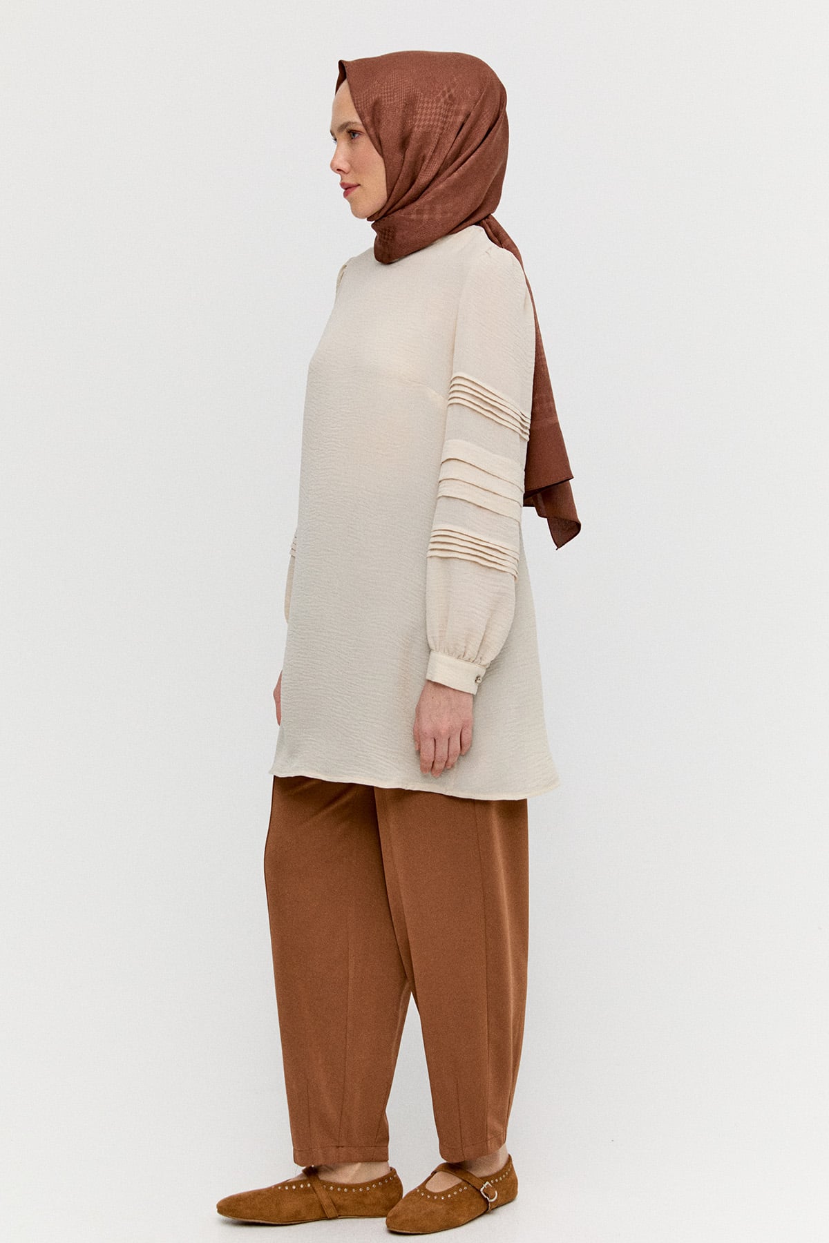 Rahat Form Pensli Pantolon, Tesettür Giyim