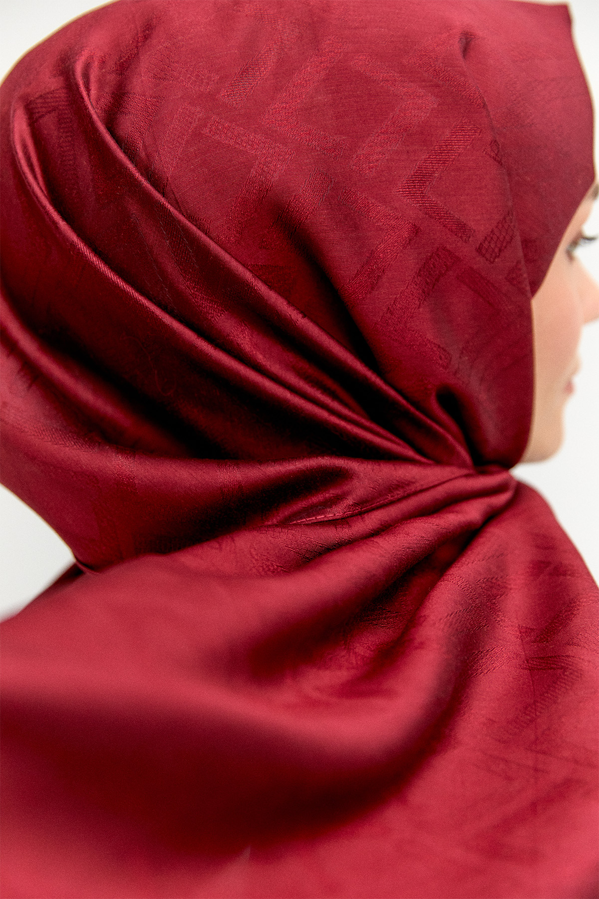 Geometrik Desenli Modal Yün Şal, Tesettür Giyim