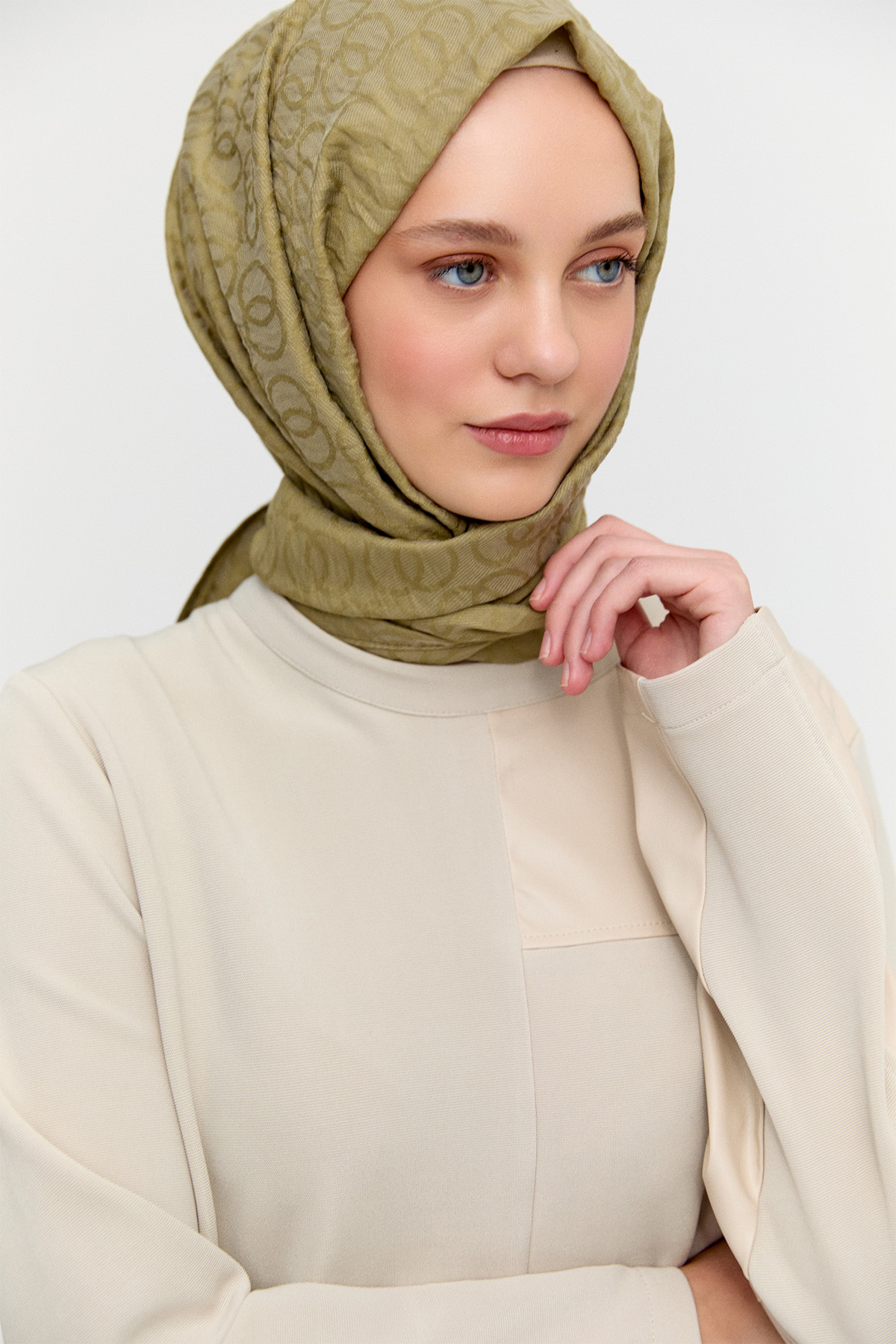 Suni Deri Detaylı İkili Takım