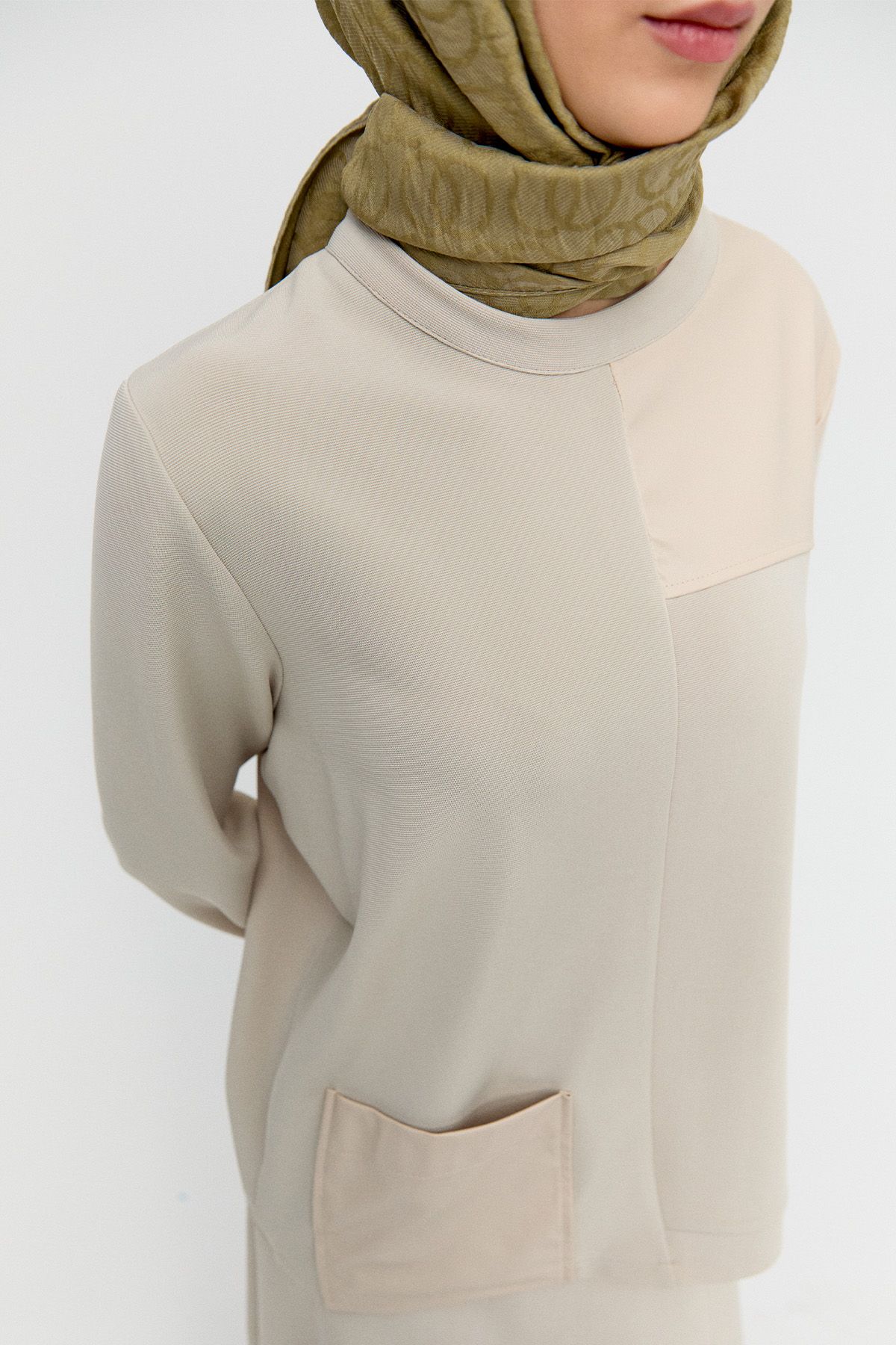 Suni Deri Detaylı İkili Takım