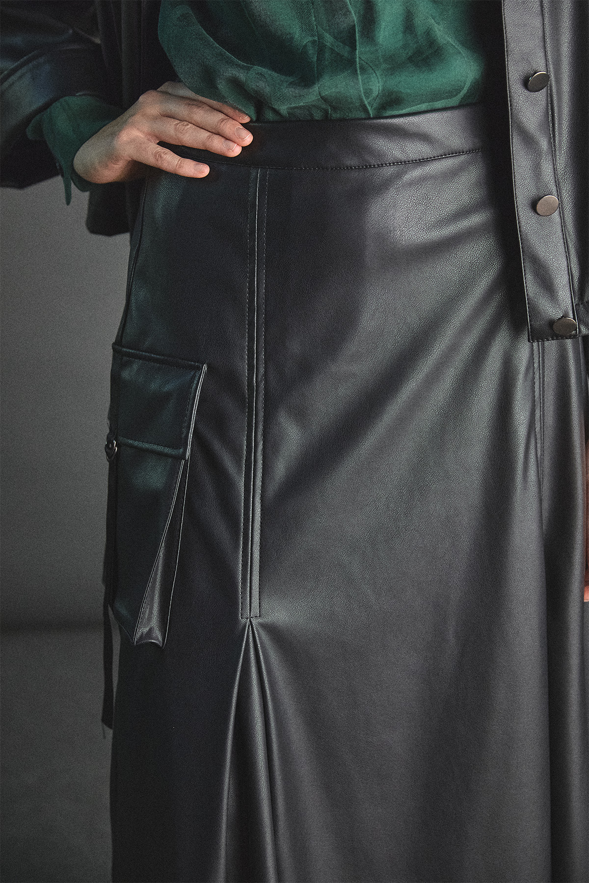 Cepli Suni Deri İkili Takım