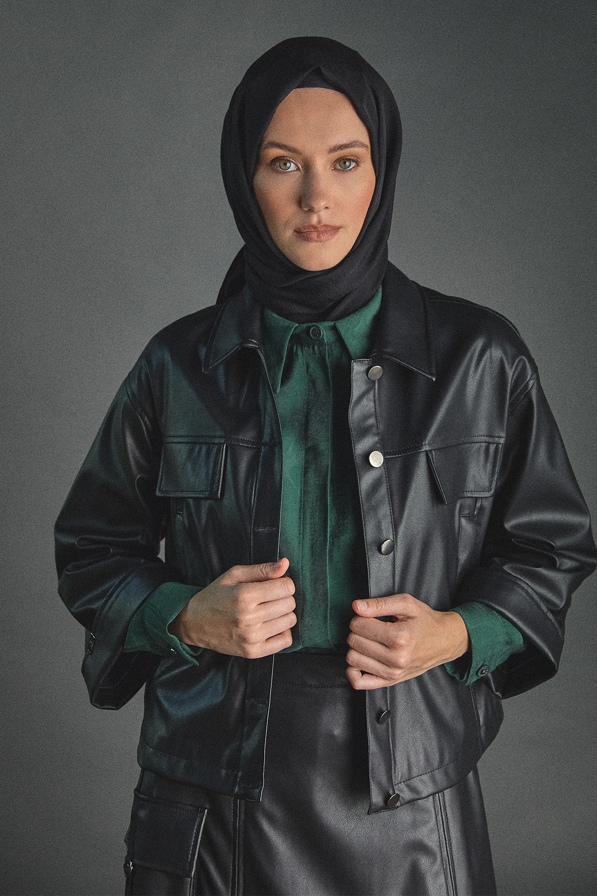 Cepli Suni Deri İkili Takım